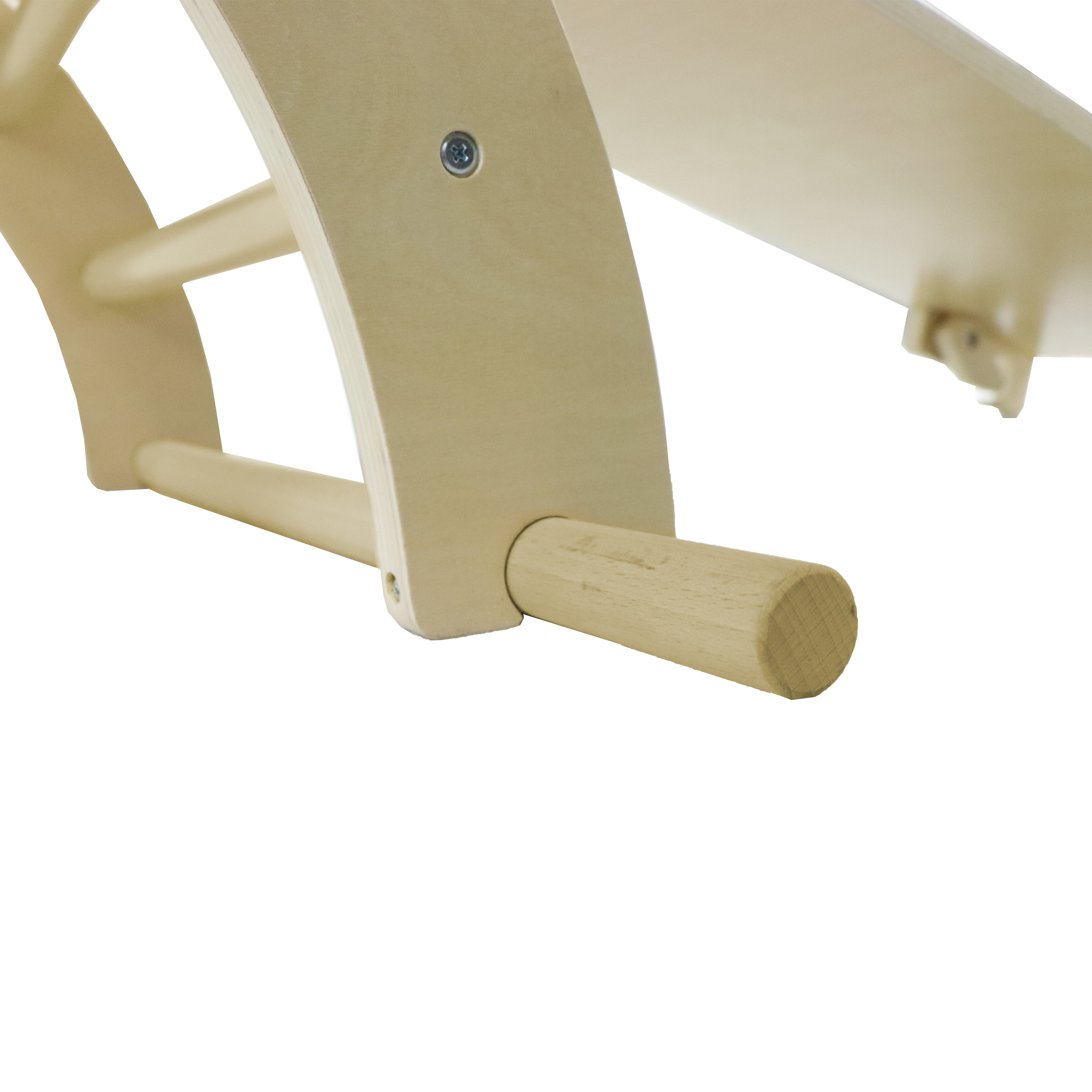 3-in-1 Houten Klimdriehoek met Klimwand en Roc