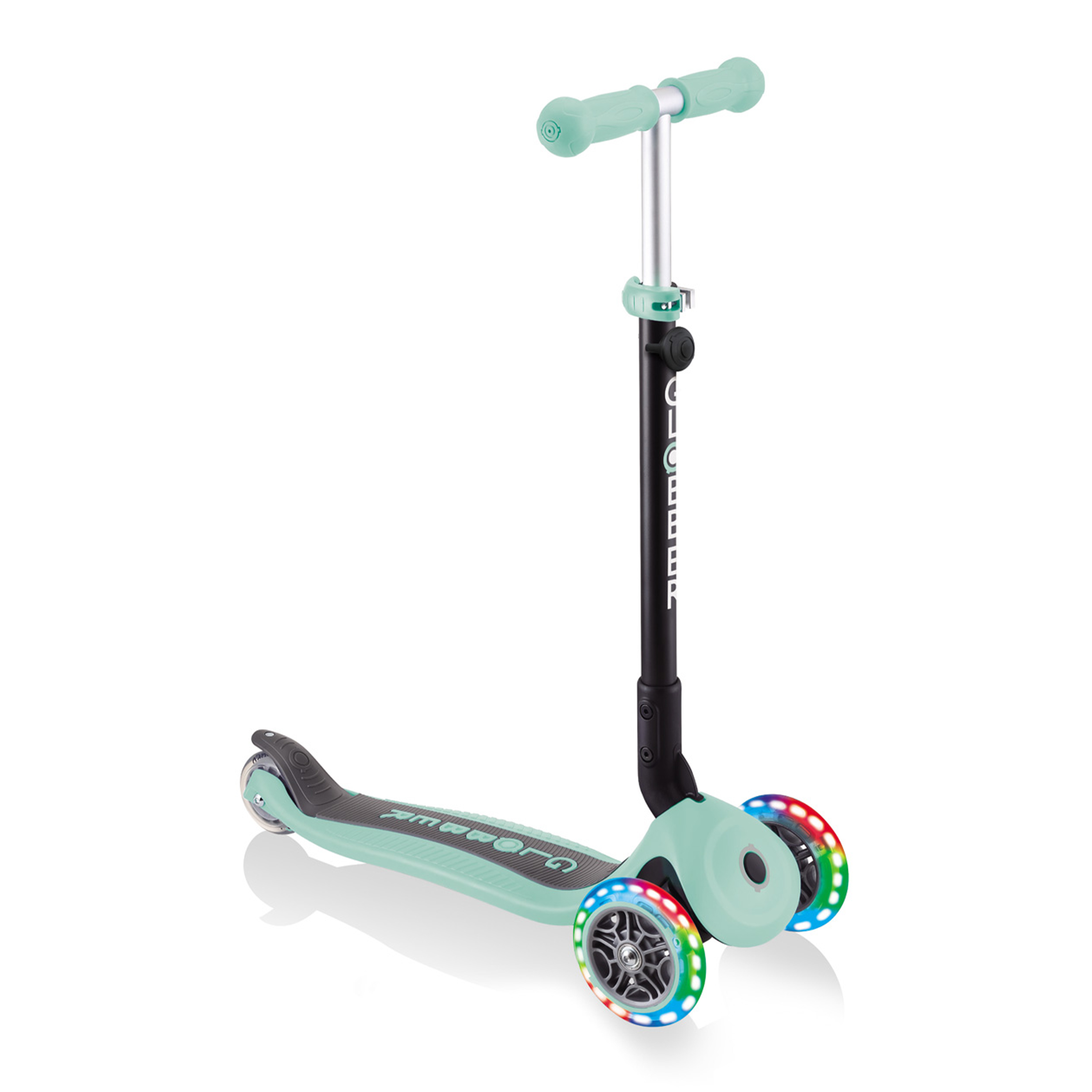 Go Up Foldable Plus Lights 3-in-1 Scooter Pastel Mint