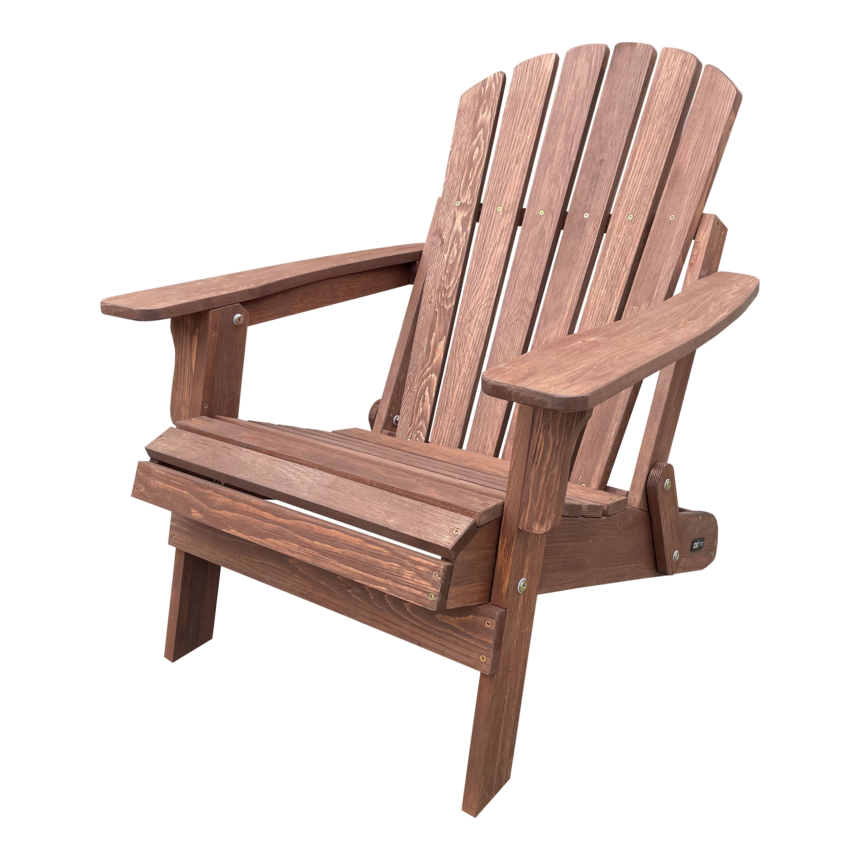 Rosalie Deck Chair Foldable - Coffee Brown