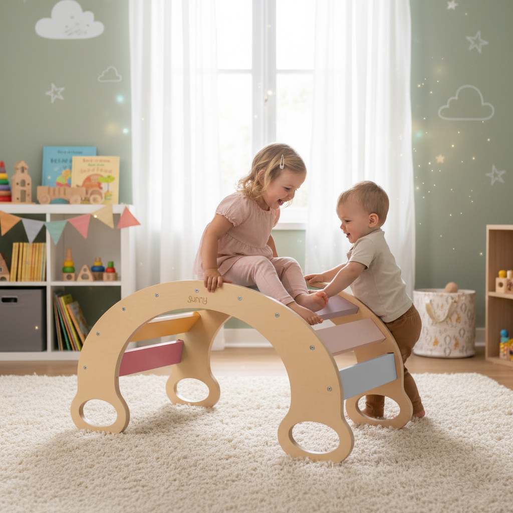Marlie Climbing Arch Rocker - Pastel