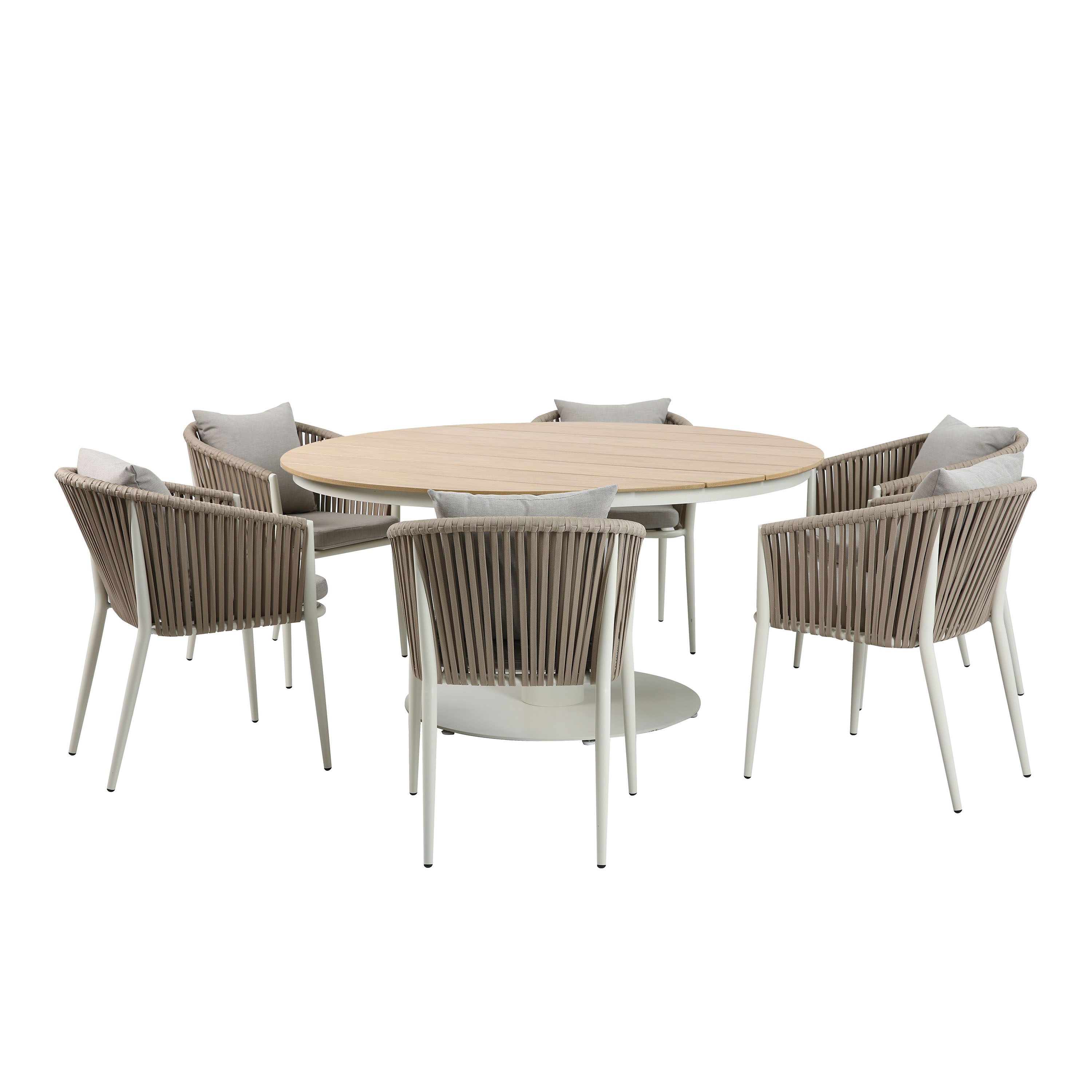 Jay set - incl. 6 pcs Faye chair - Beige