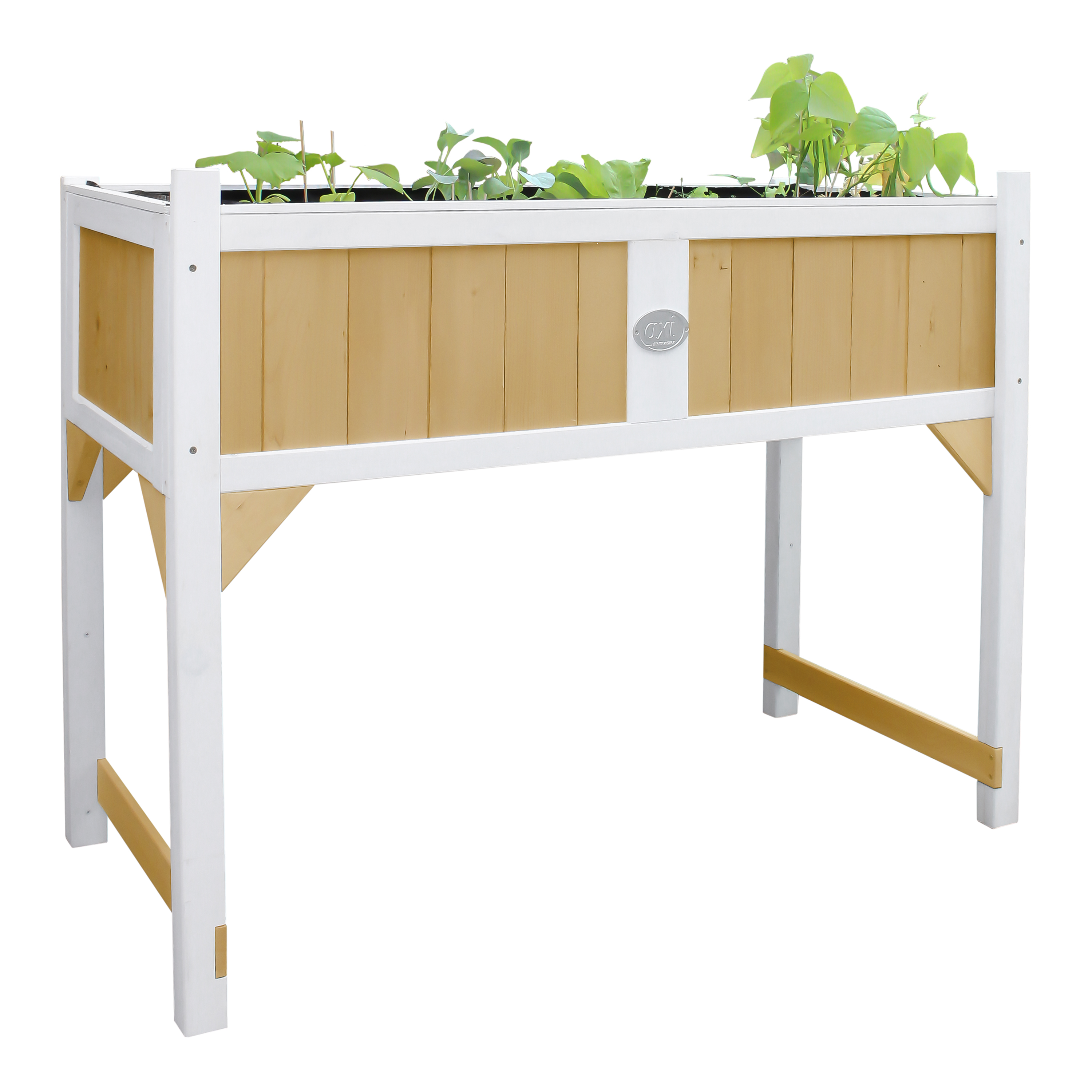 Kweektafel met gronddoek Bruin/wit