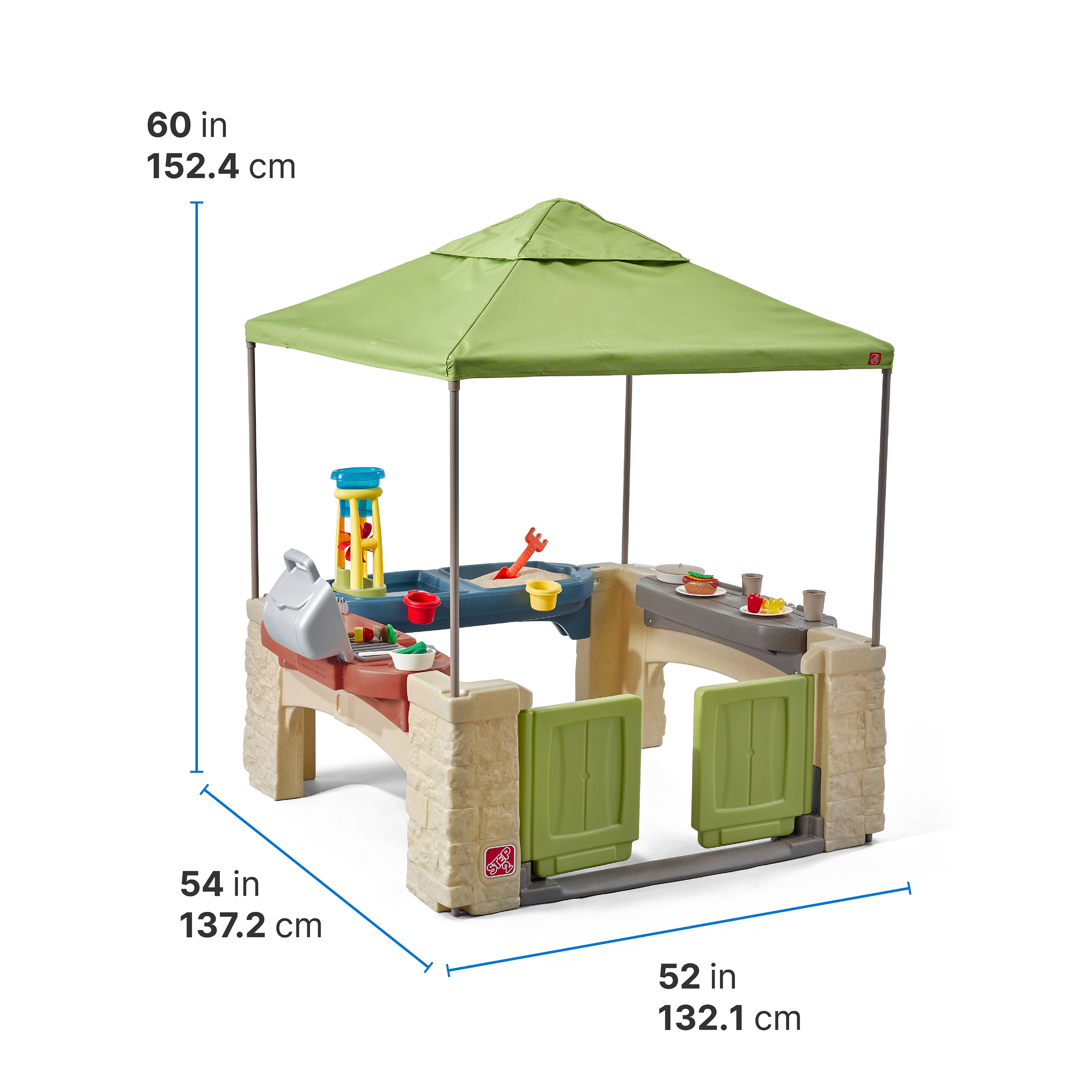 All Around Playtime Patio with Canopy