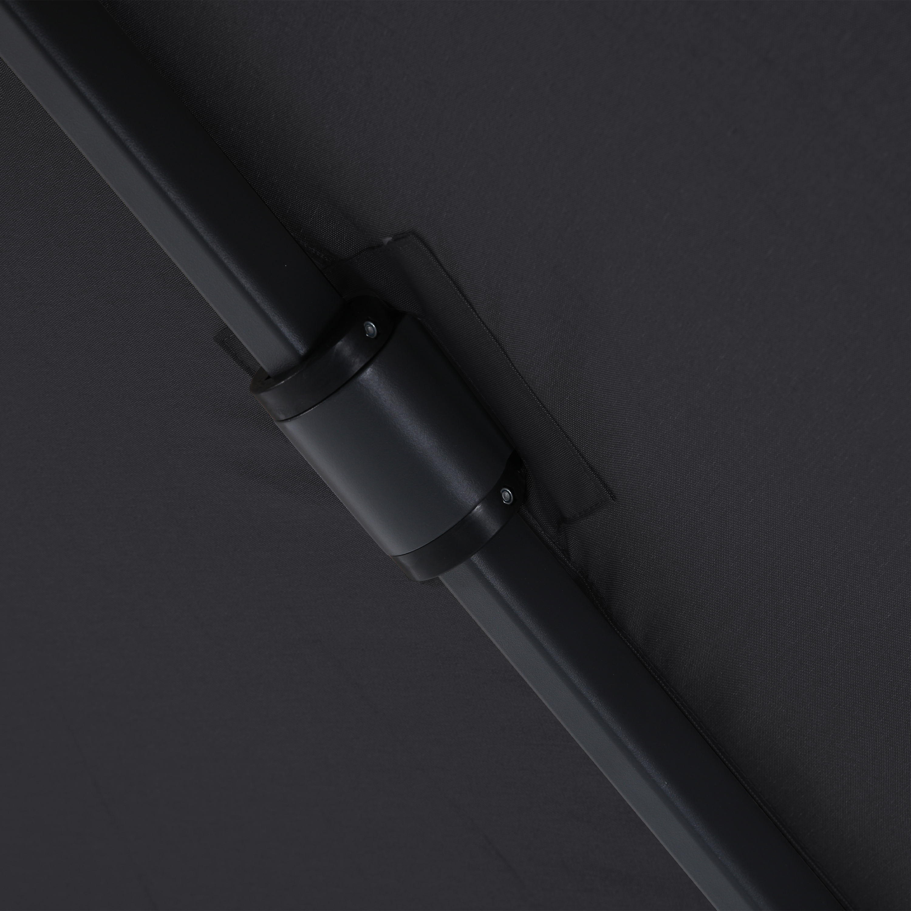 Apollo Premium Zweefparasol 300x300 Antraciet/grijs