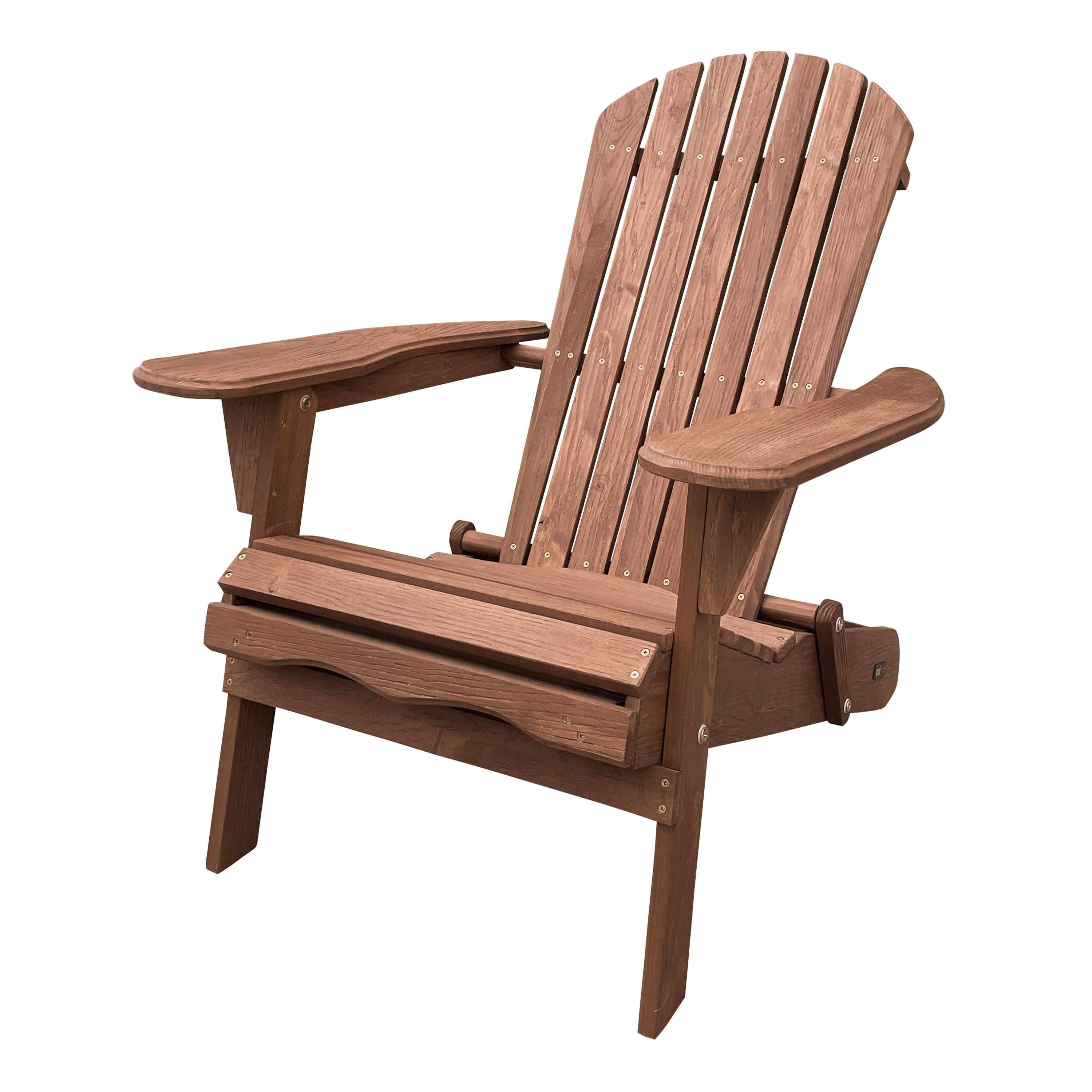 Rosalie Chaise Adirondack pliante, café