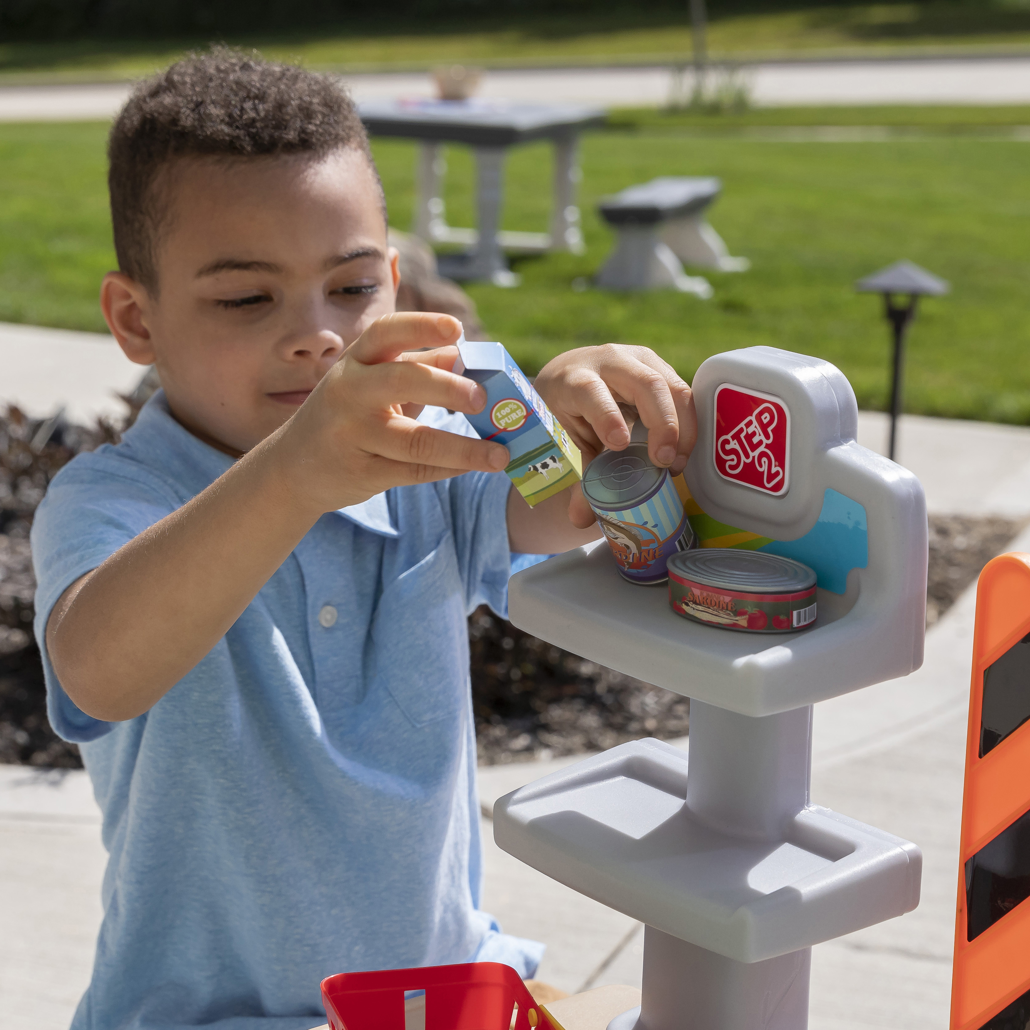 Stop & Go Marchande Enfant avec accessoires