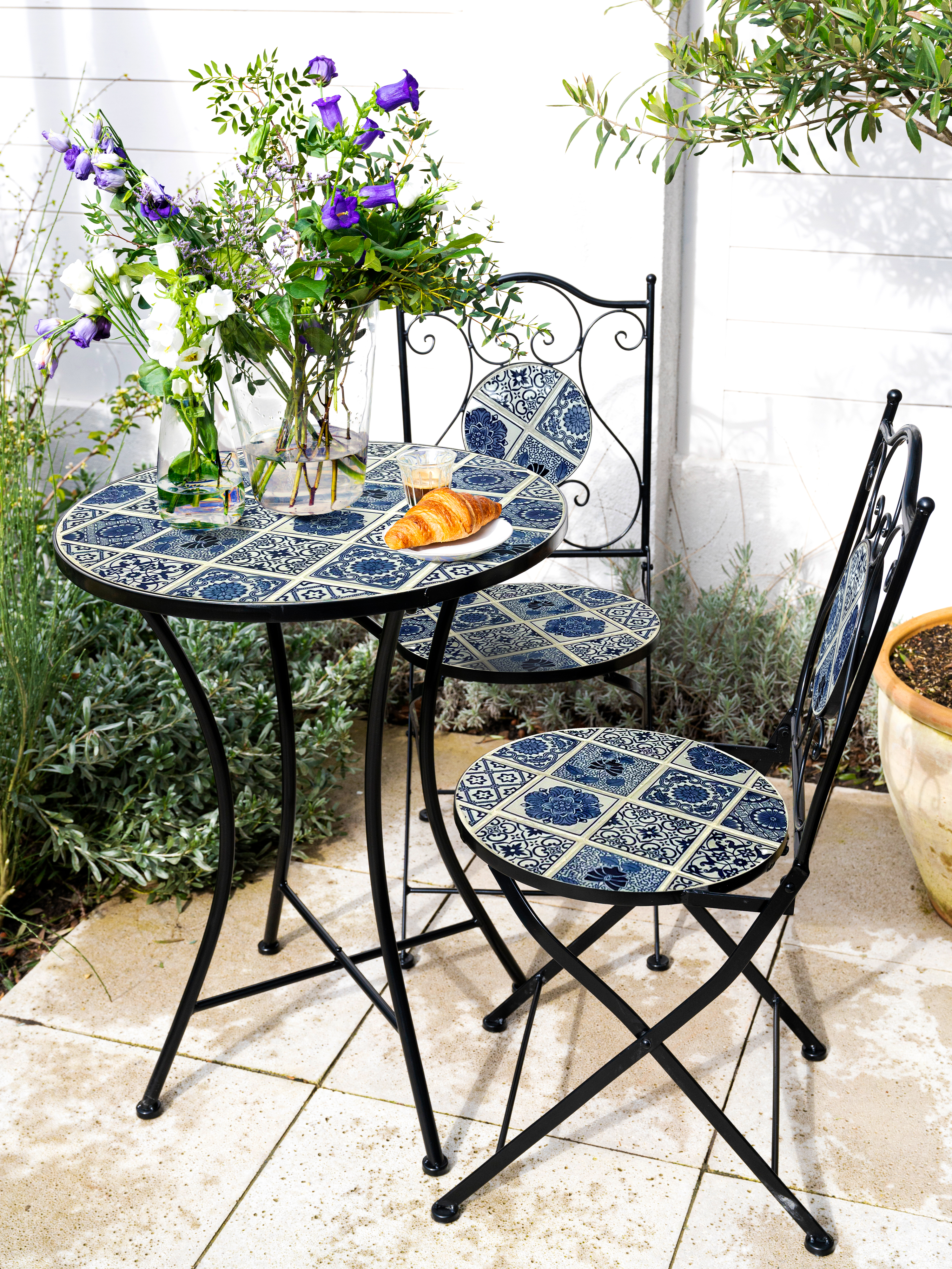 Amélie Bistroset Mozaïek Delfts Blauw