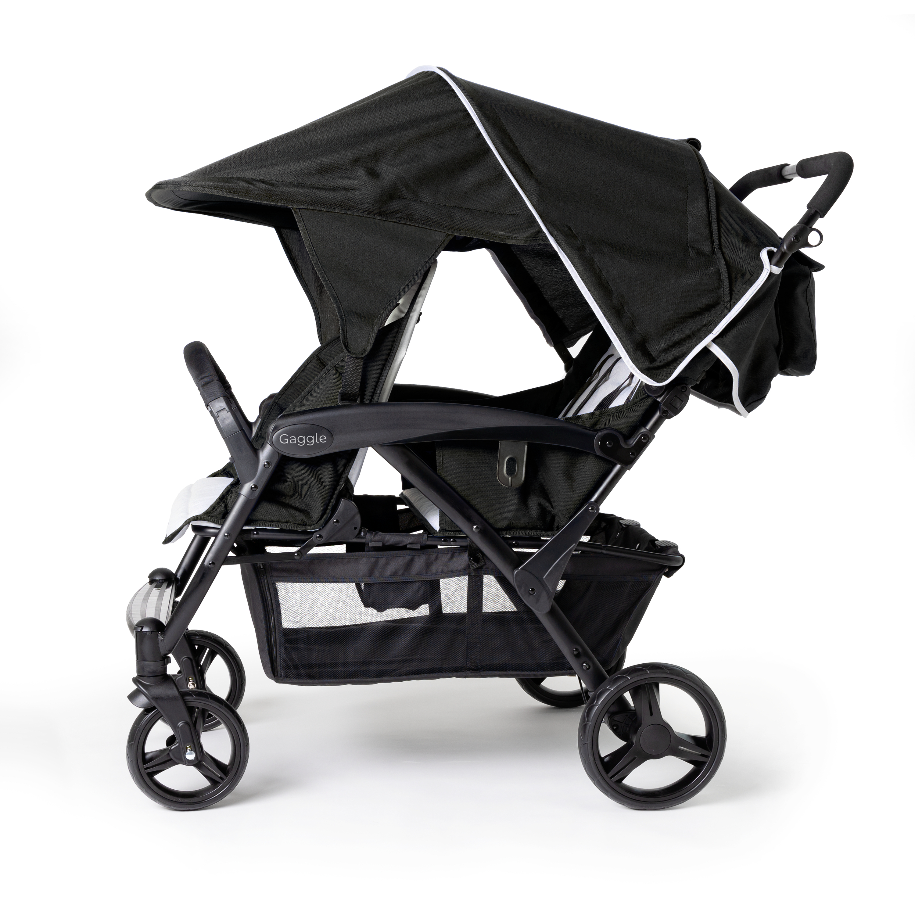 Odyssey 4x4 Quad Kinderwagen für 4 Kinder Grau/Schwarz 