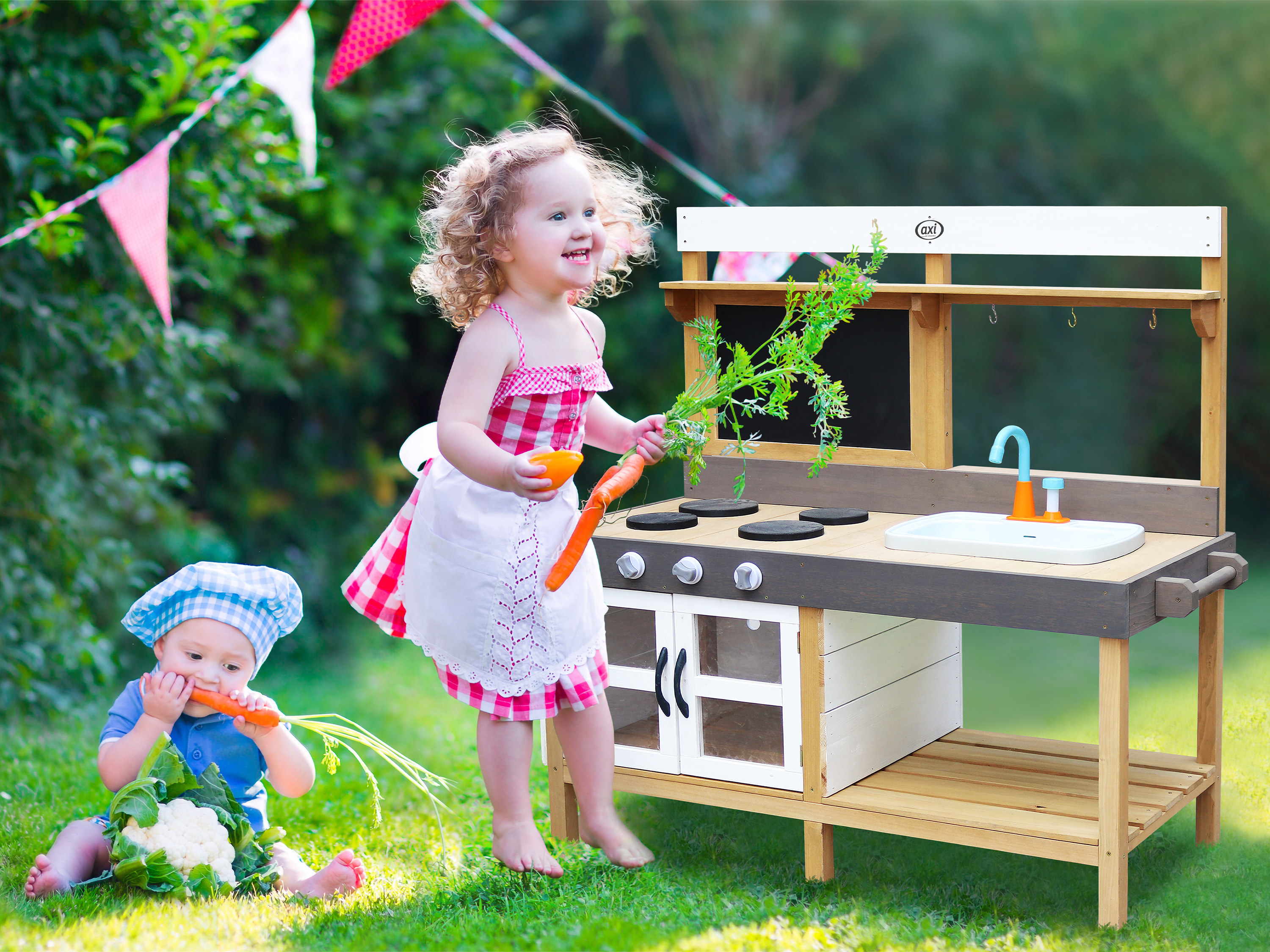 Rosa Zand & Water Speelkeuken Groot