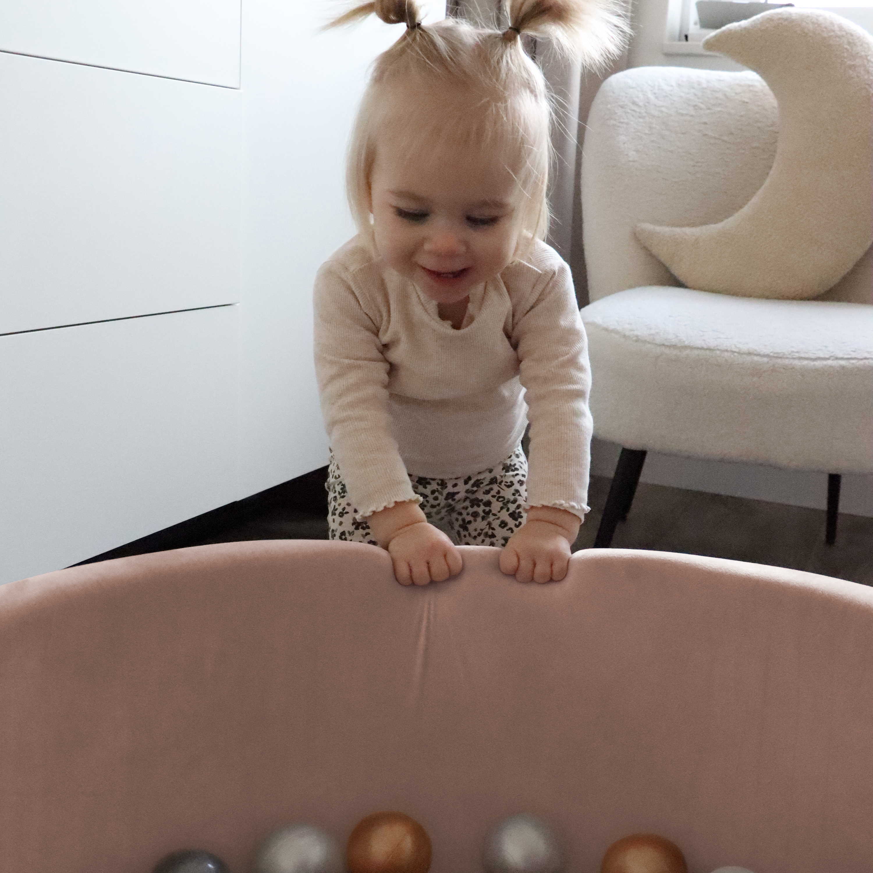 Boaz Ballenbak Beige met 300 ballen