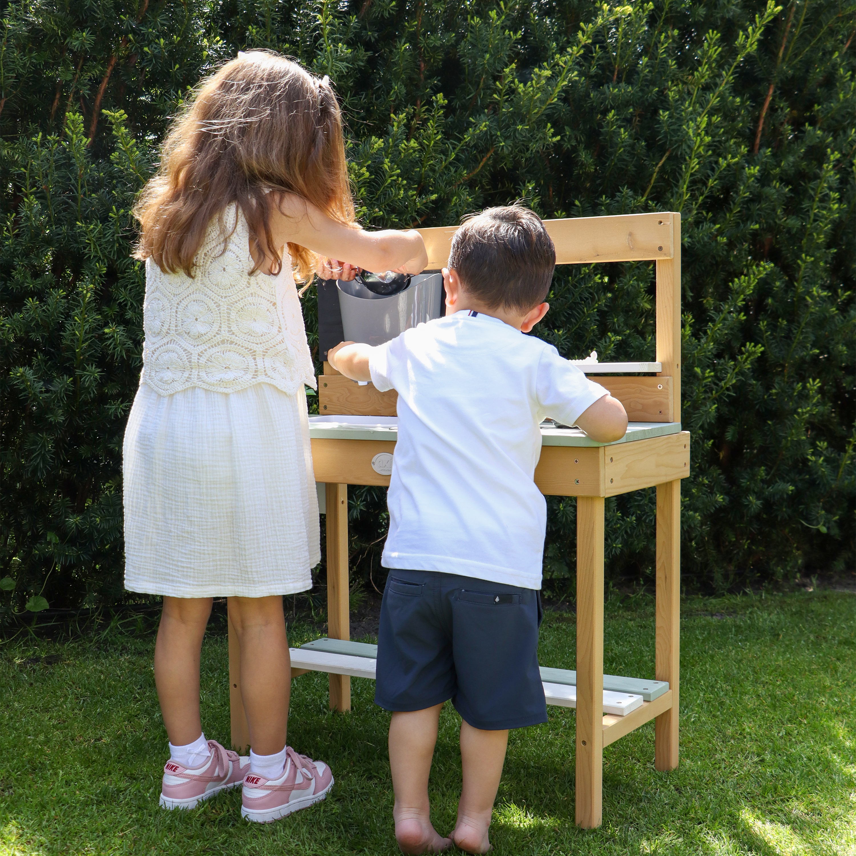 Puck Zand & Water Speelkeuken Bruin/groen