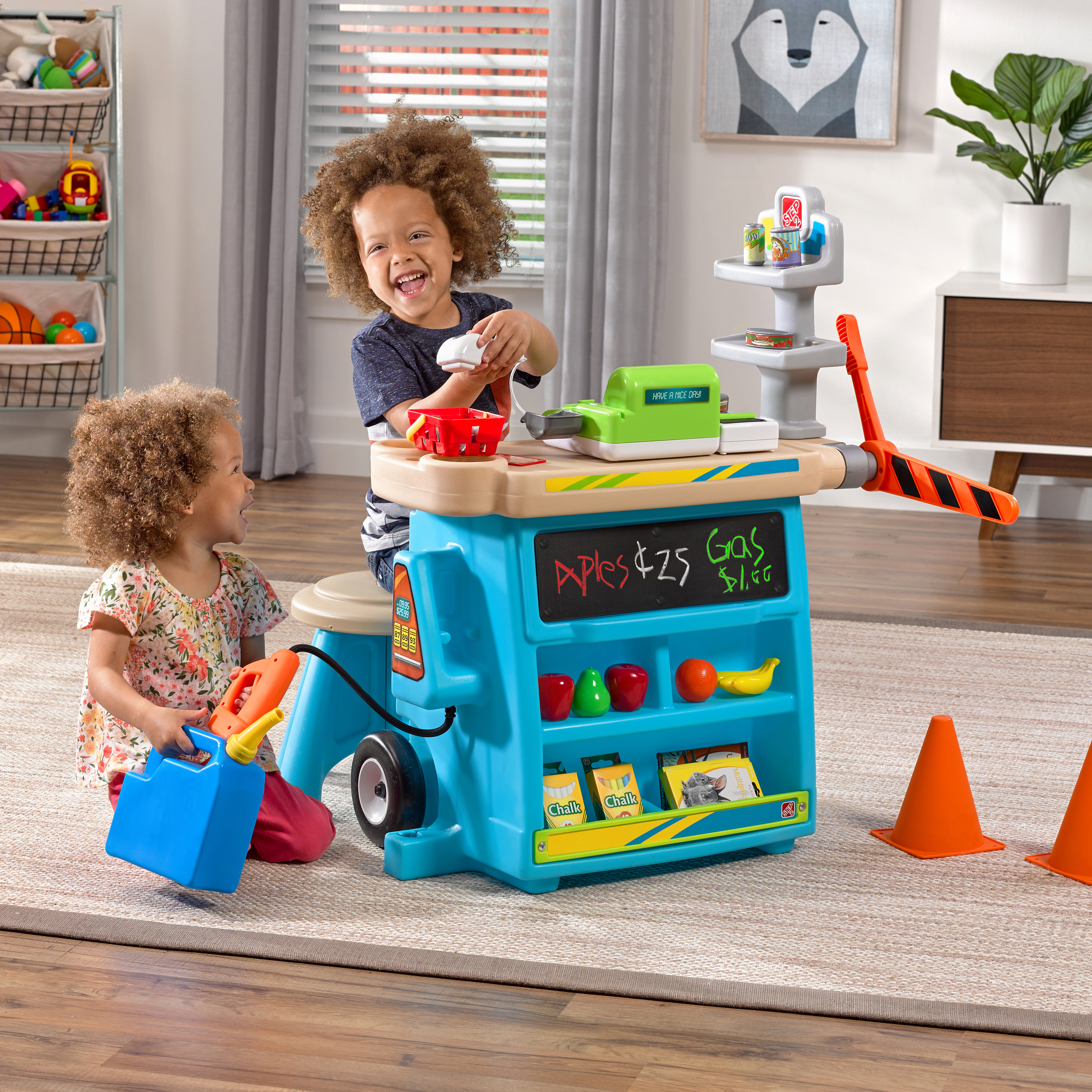 Stop & Go Marchande Enfant avec accessoires Stop & Go Marchande Enfant avec accessoires