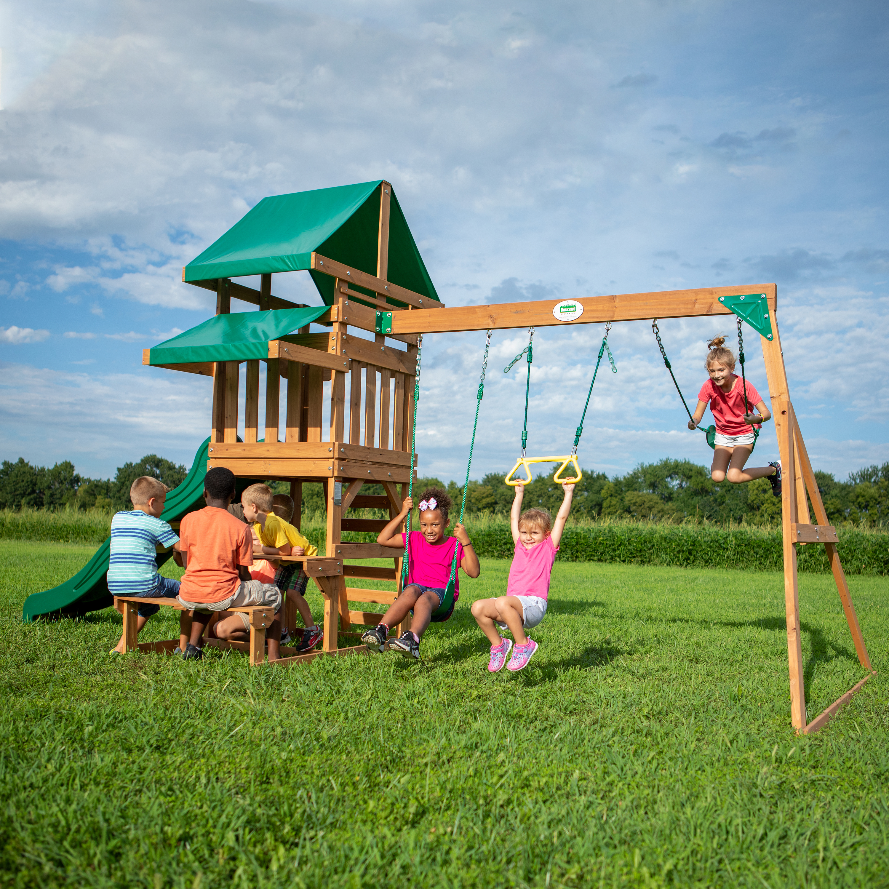 Belmont aire de jeux en bois