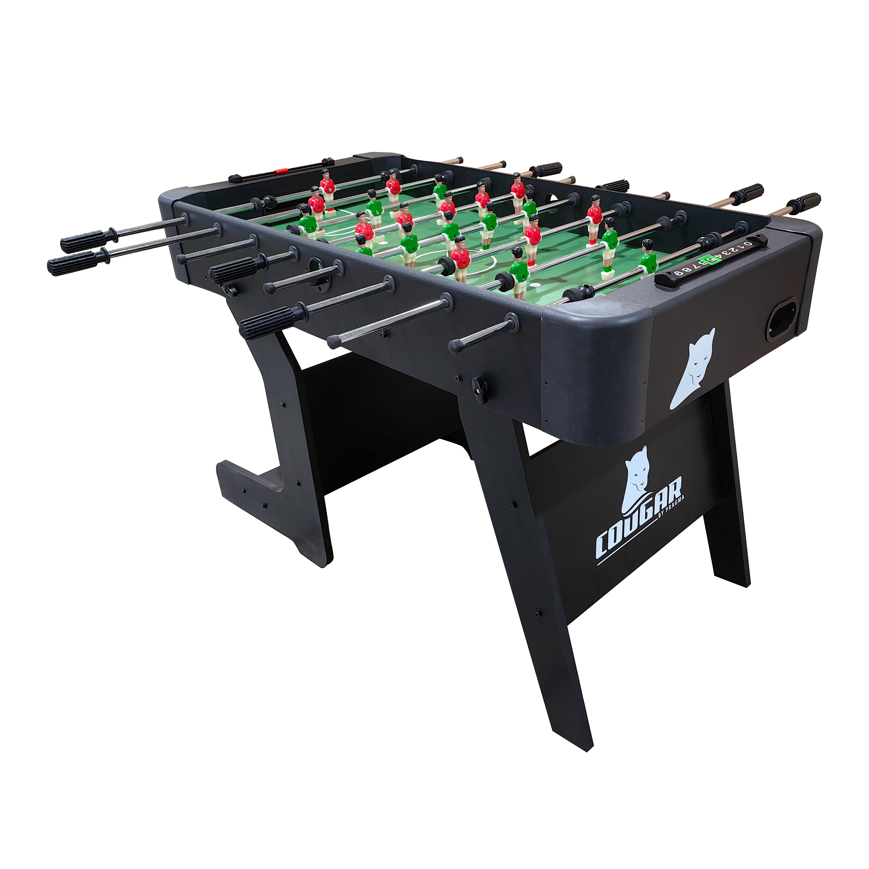 Cougar Around The World Inklapbare Voetbaltafel Zwart 