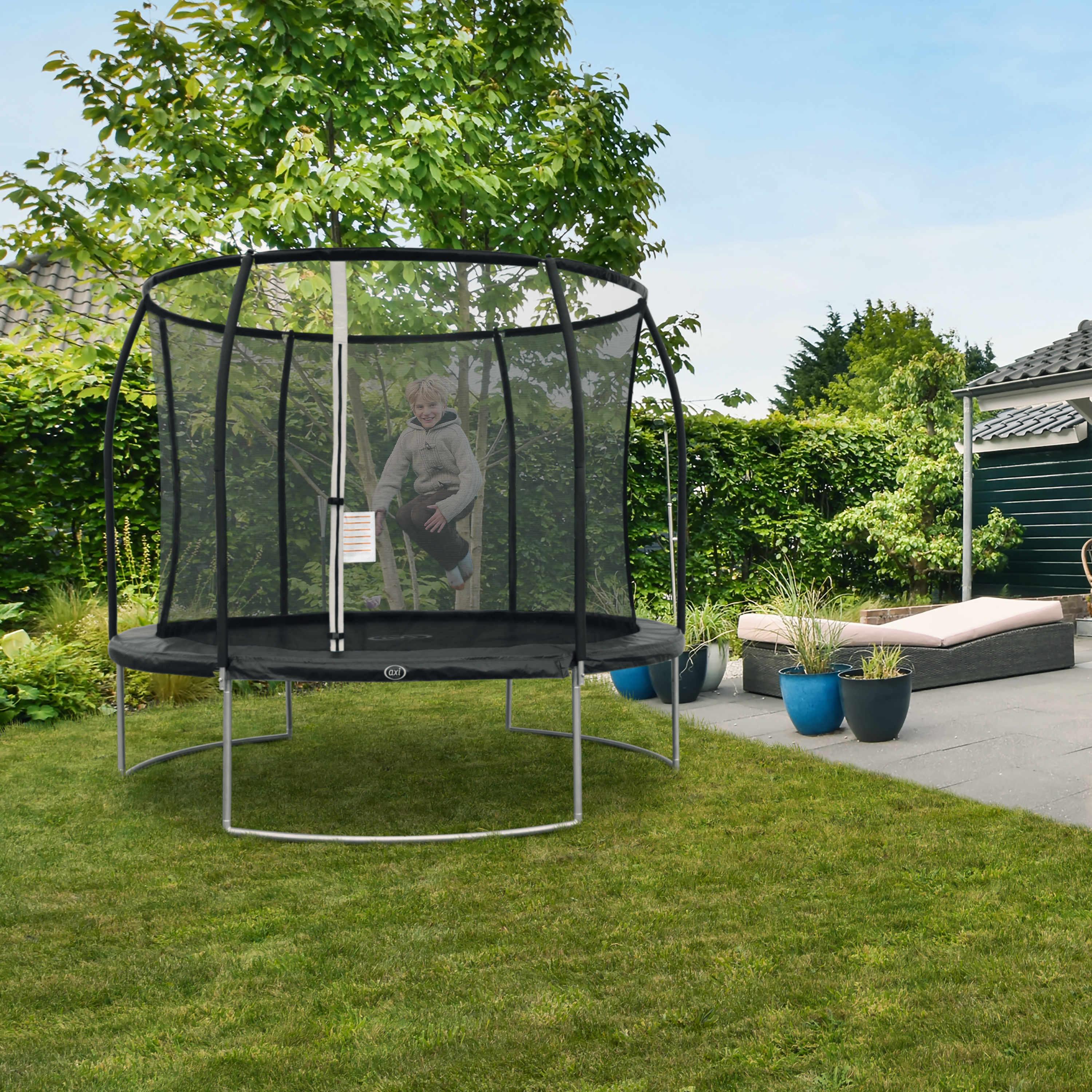 Boston Trampoline 10ft - Inground & onground - Zwart