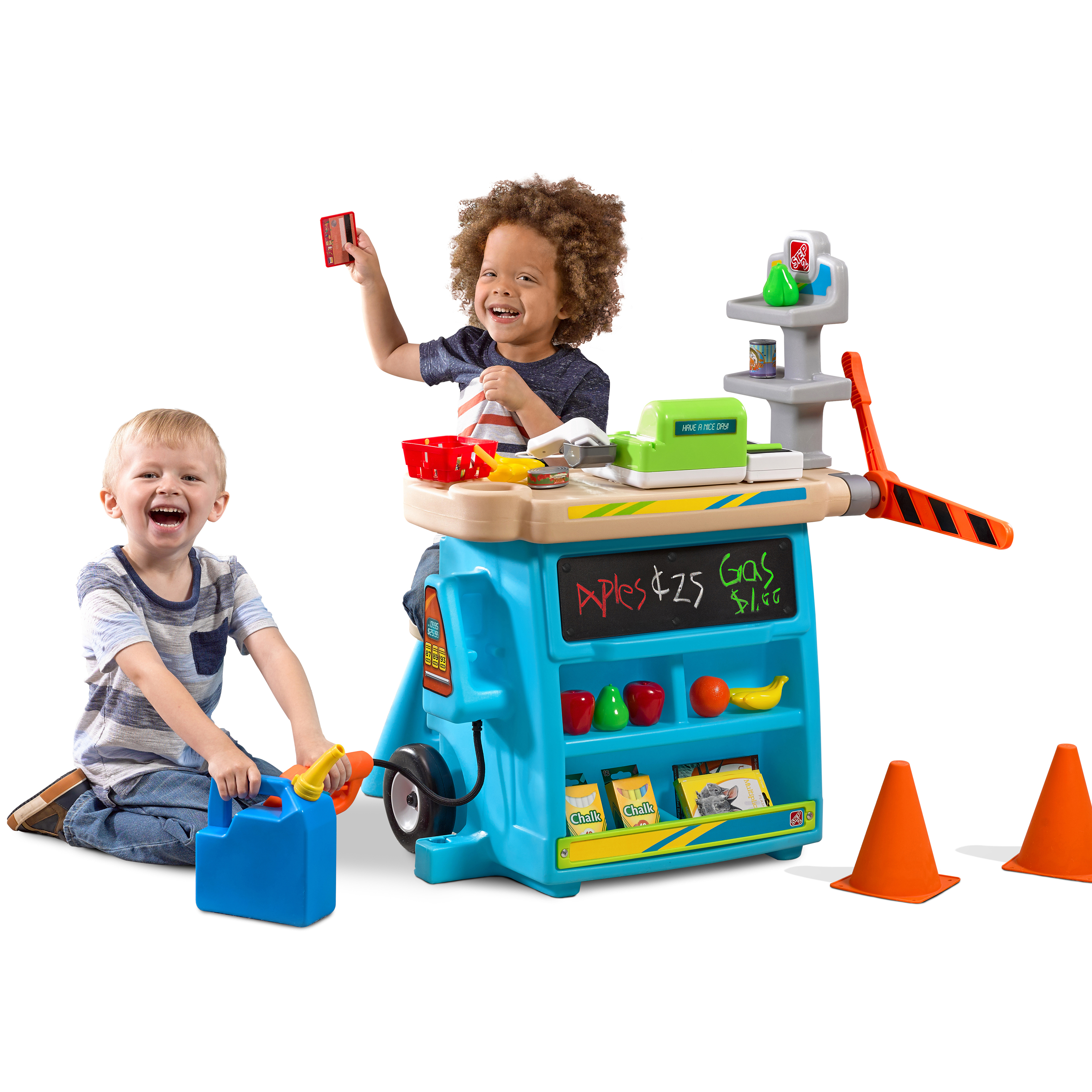 Stop & Go Marchande Enfant avec accessoires Stop & Go Marchande Enfant avec accessoires