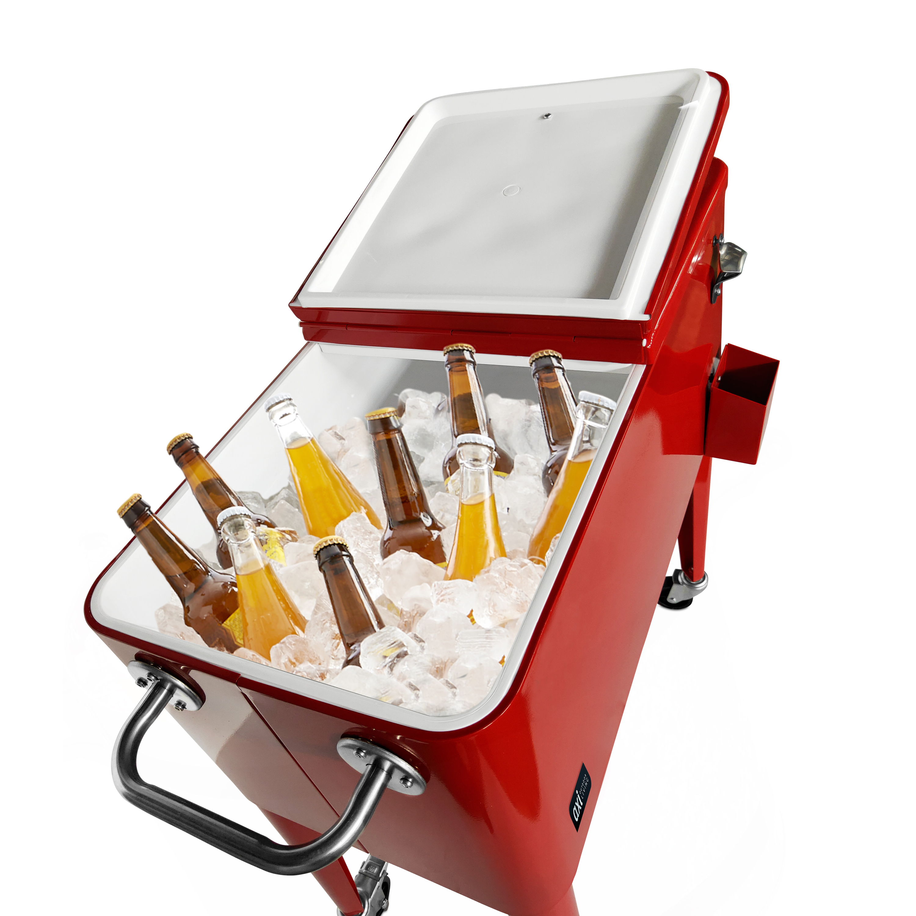 Retro Cooler Rood