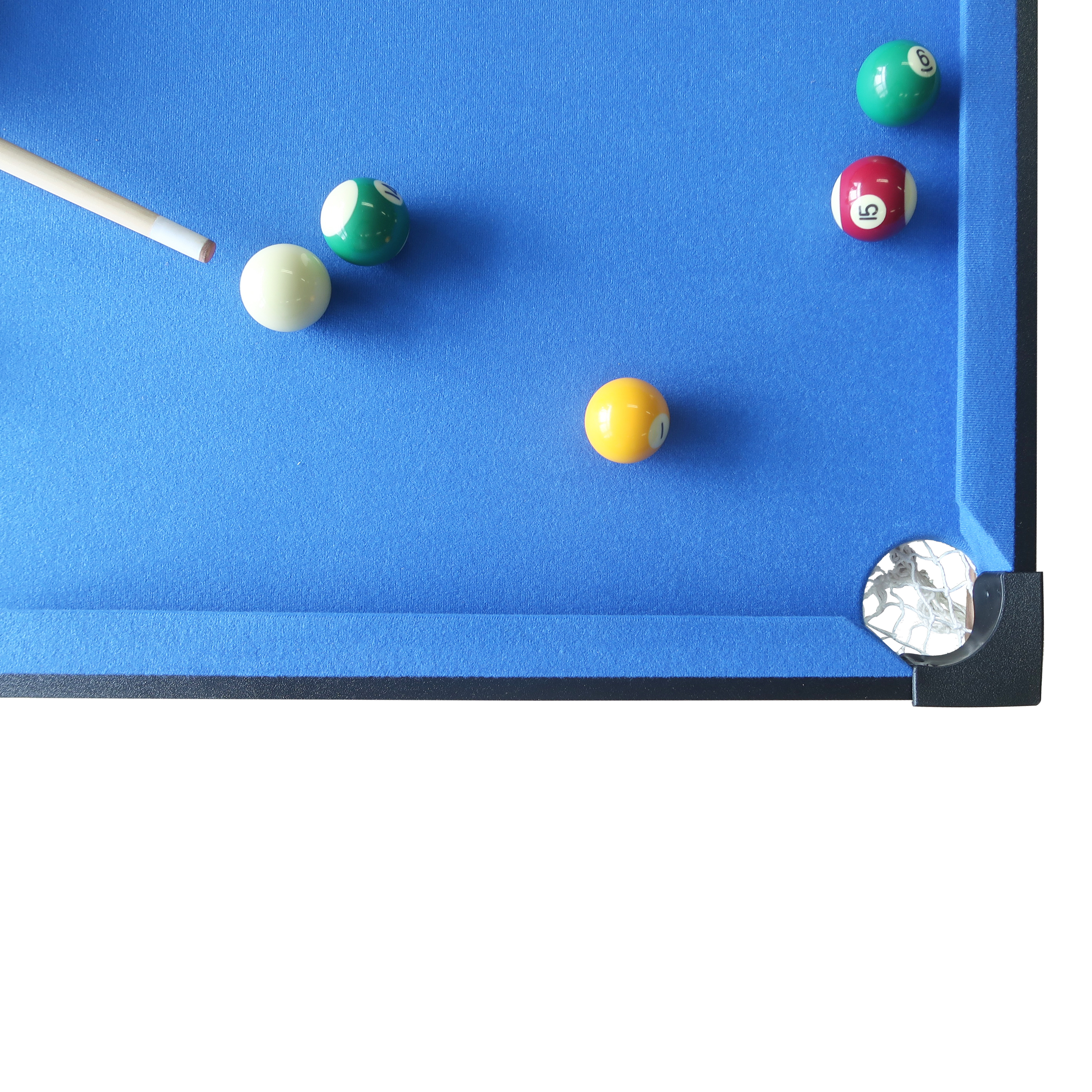 Cougar Mini Table de billard Portable Noir/Bleu