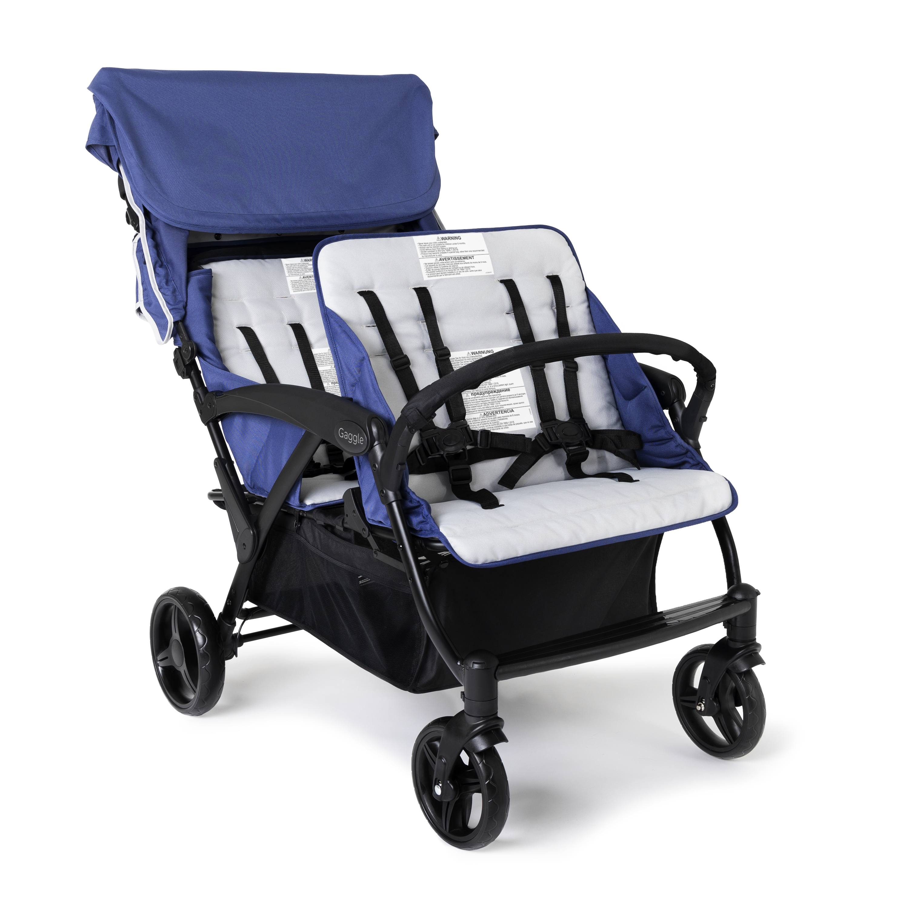Odyssey 4 Seat Quad Stroller blue/black