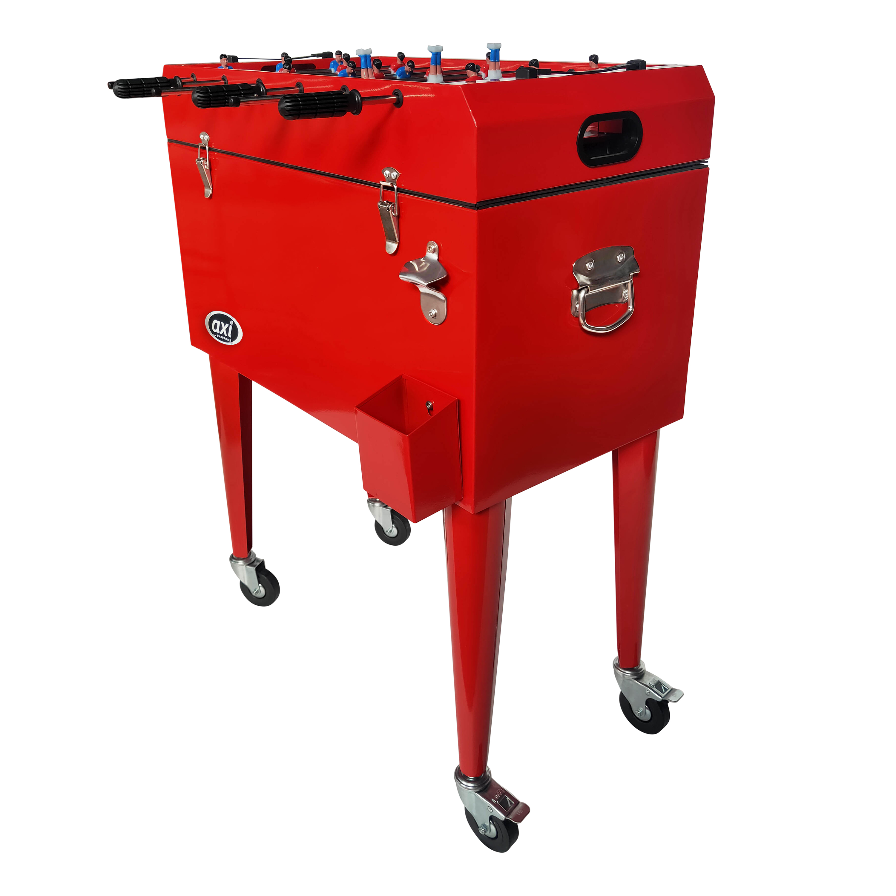 Cooler met Tafelvoetbal Rood