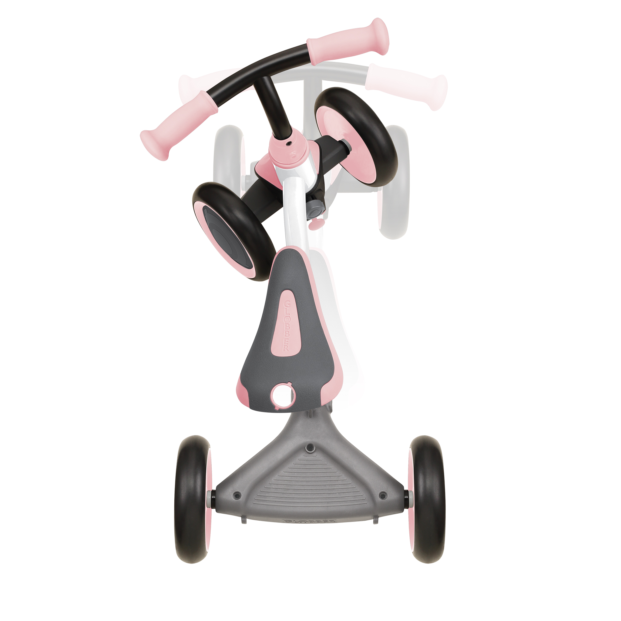 Learning Bike 3-in-1 Learning bike White Pastel Pink Learning Bike 3-in-1 Learning bike White Pastel Pink