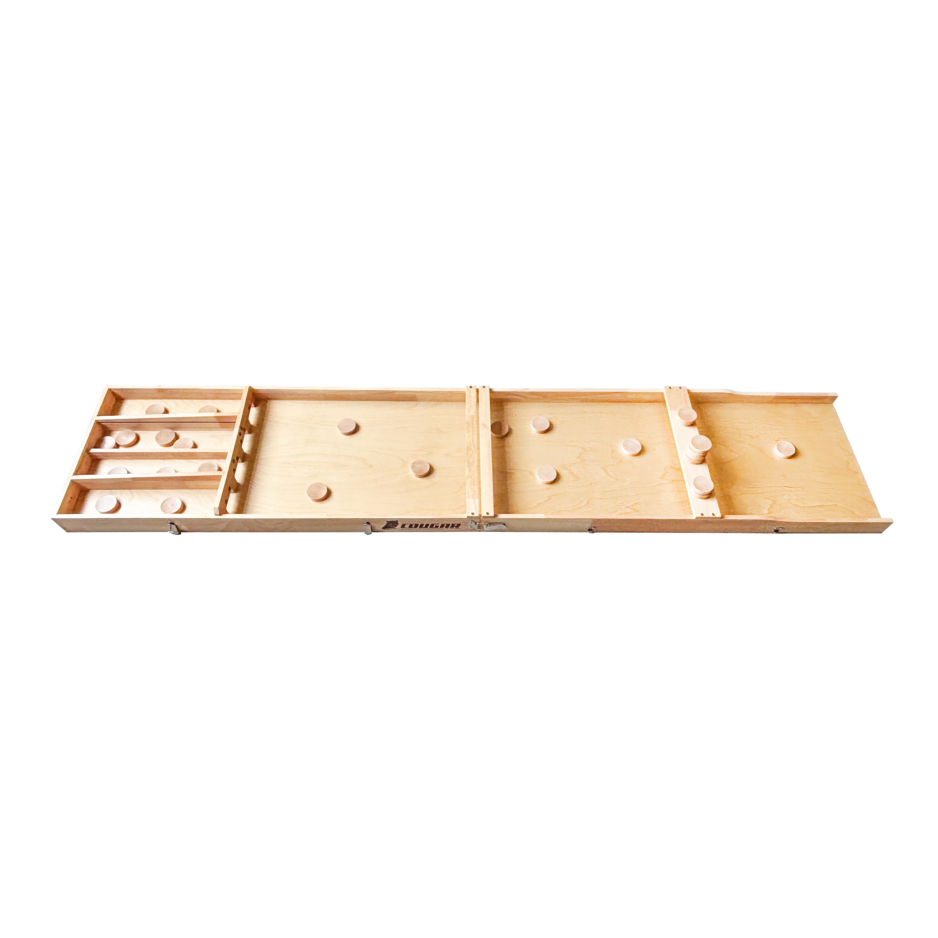 Dutch shuffle Board - Compact 2 parts - Natural