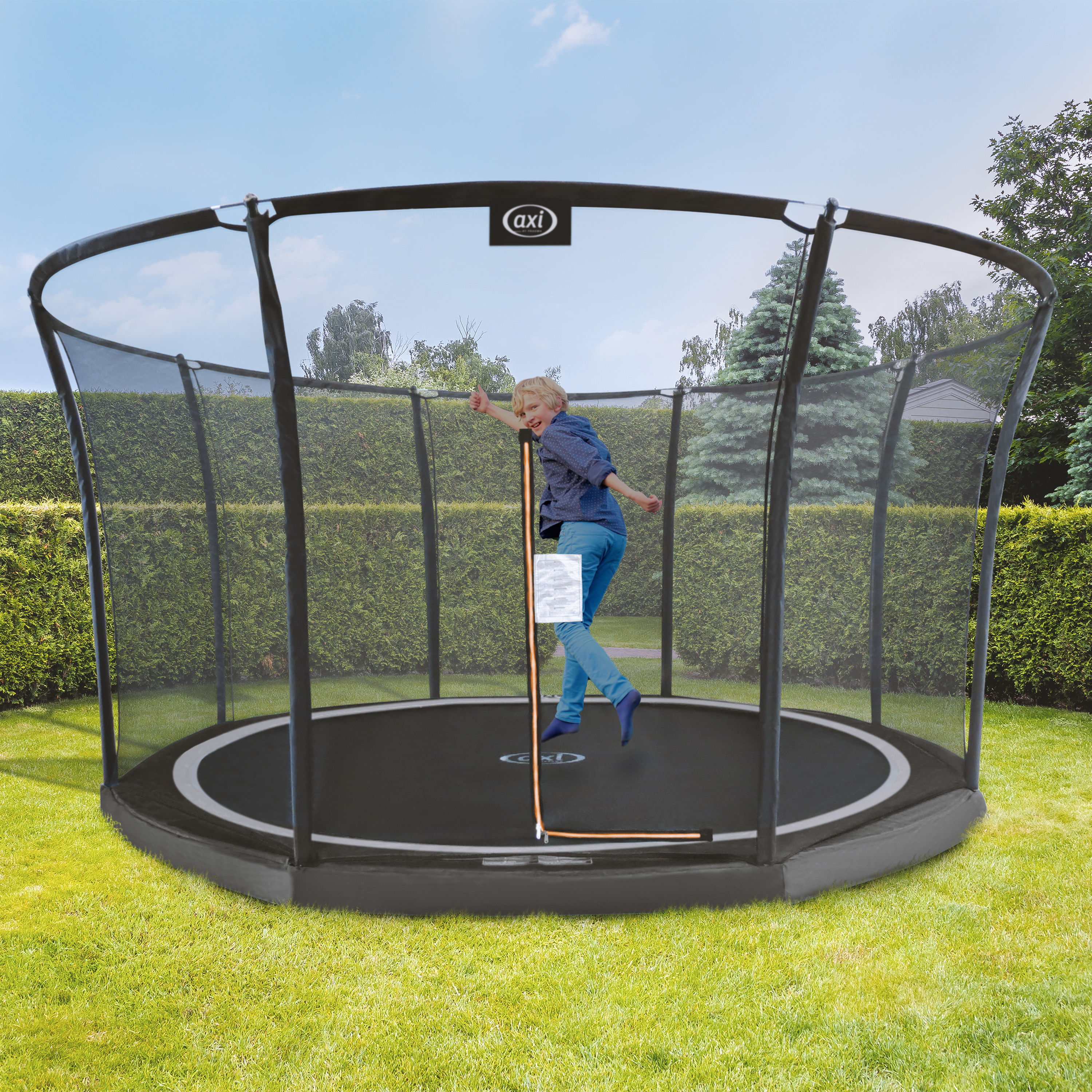 Denver Trampoline 12ft - Inground - Black