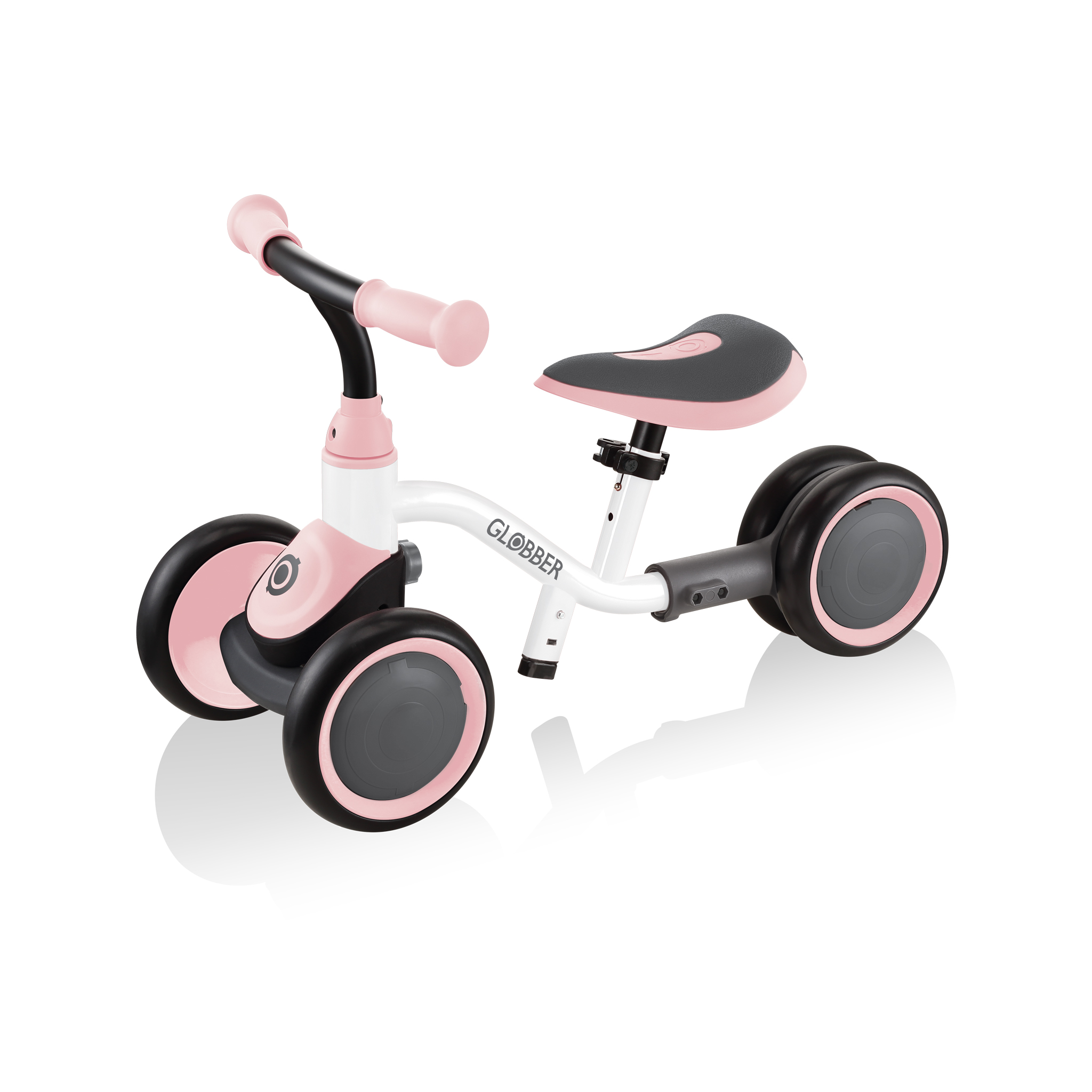 Learning Bike 3-in-1 Learning bike White Pastel Pink