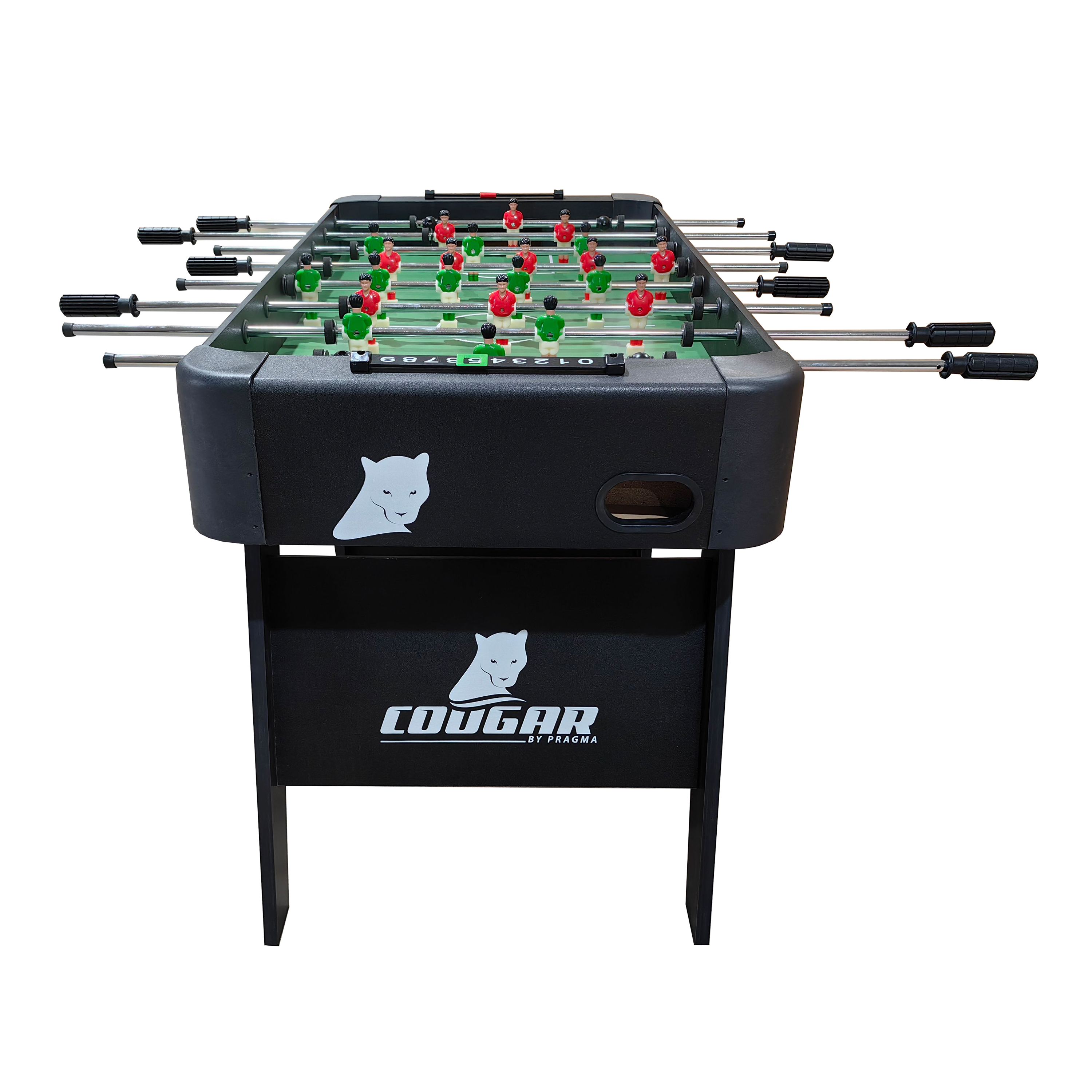 Cougar Around The World Inklapbare Voetbaltafel Zwart 