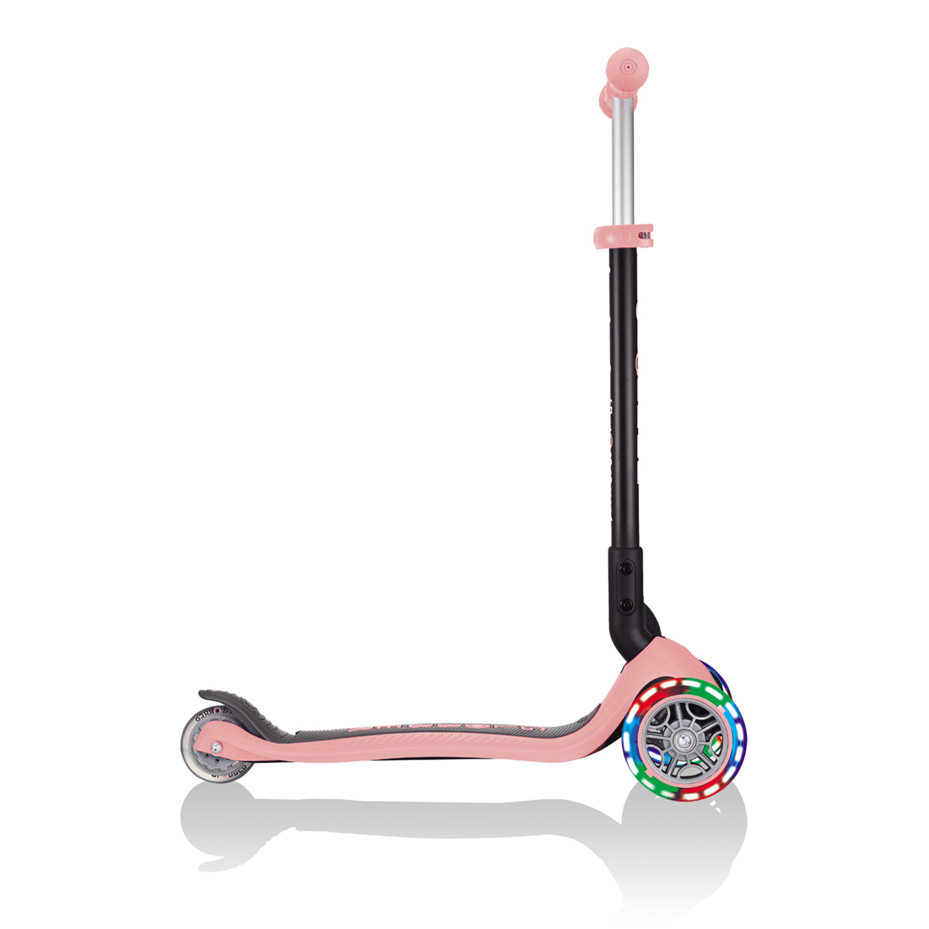 Go Up Foldable Plus Lights 3-in-1 Scooter Pastel Pink
