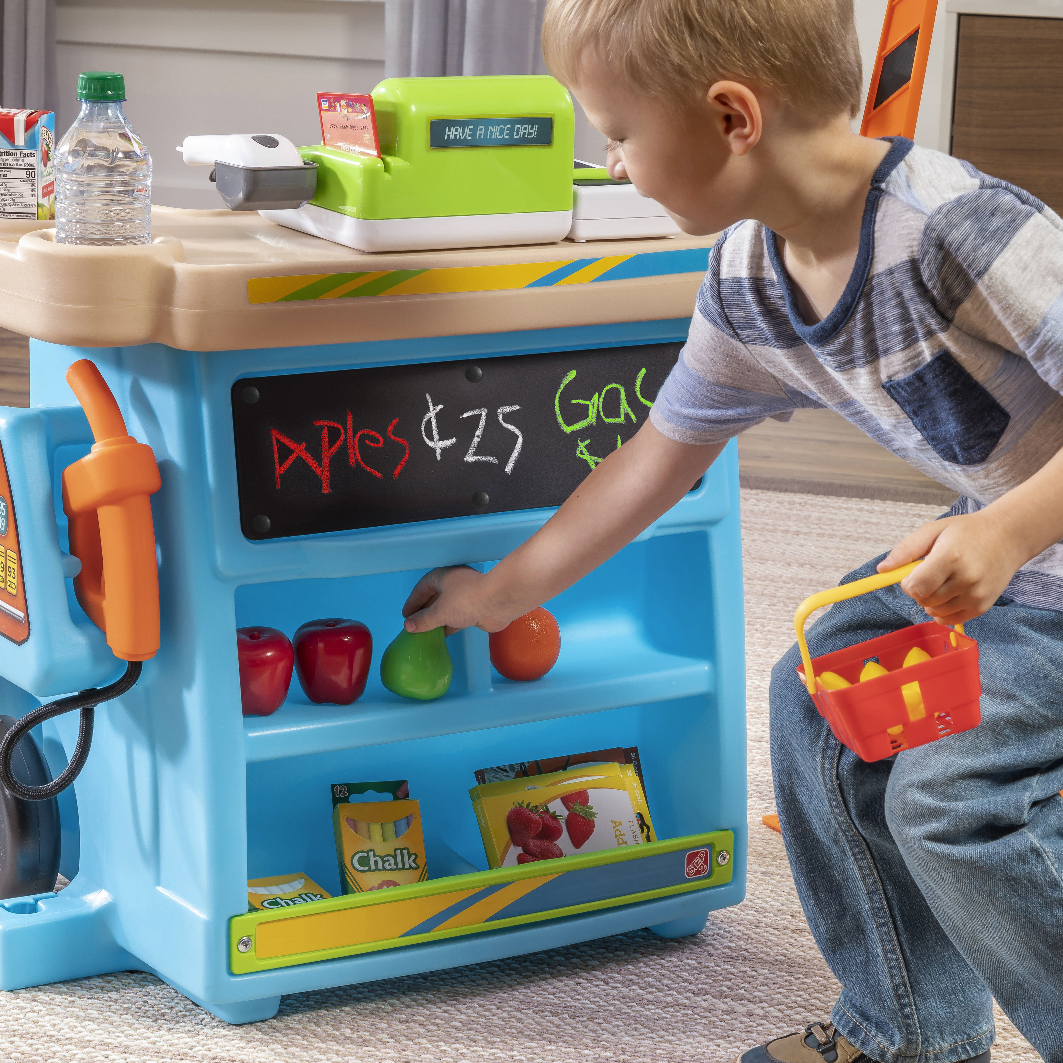 Stop & Go Marchande Enfant avec accessoires Stop & Go Marchande Enfant avec accessoires