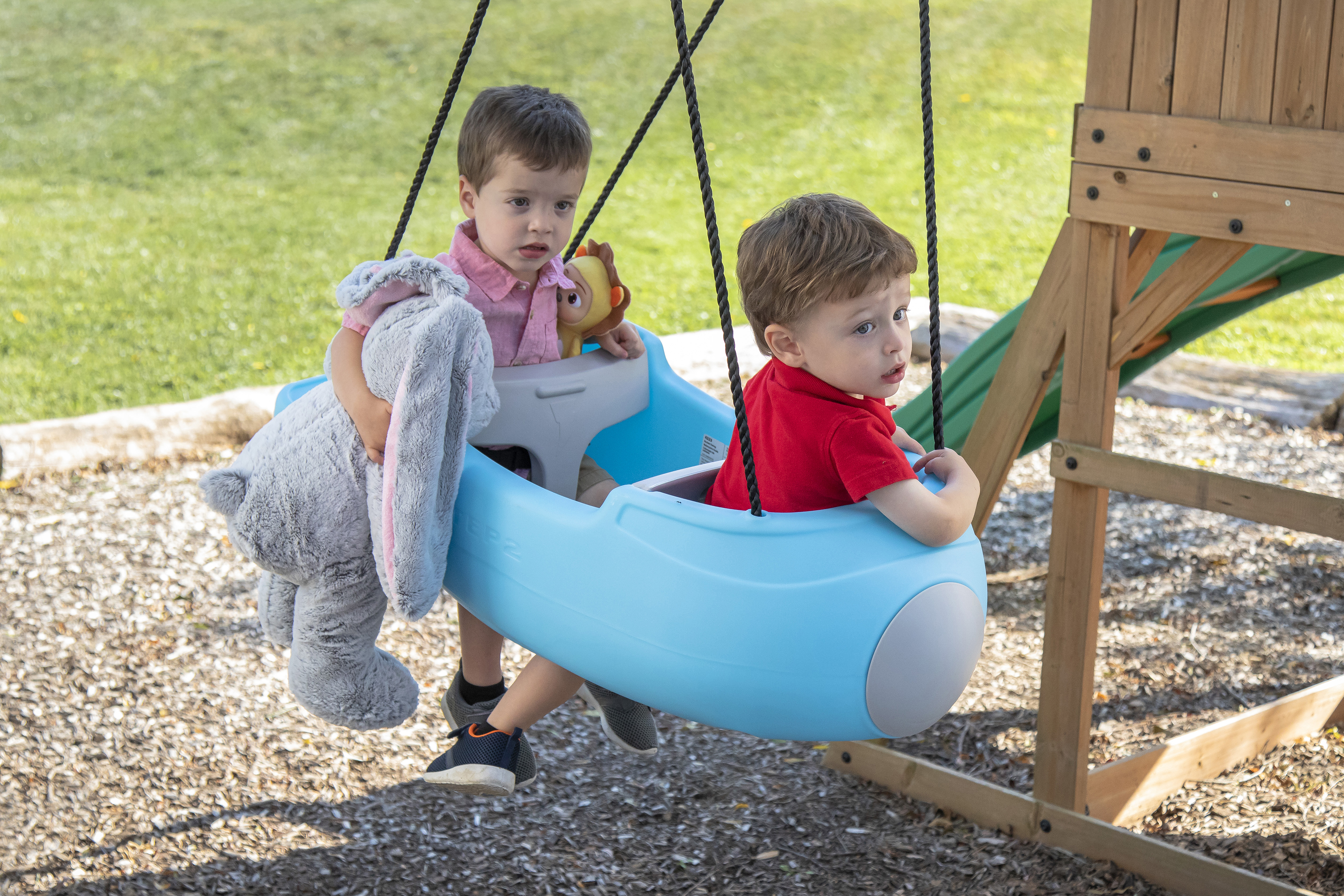 Rocket Swing for Two - Bleu