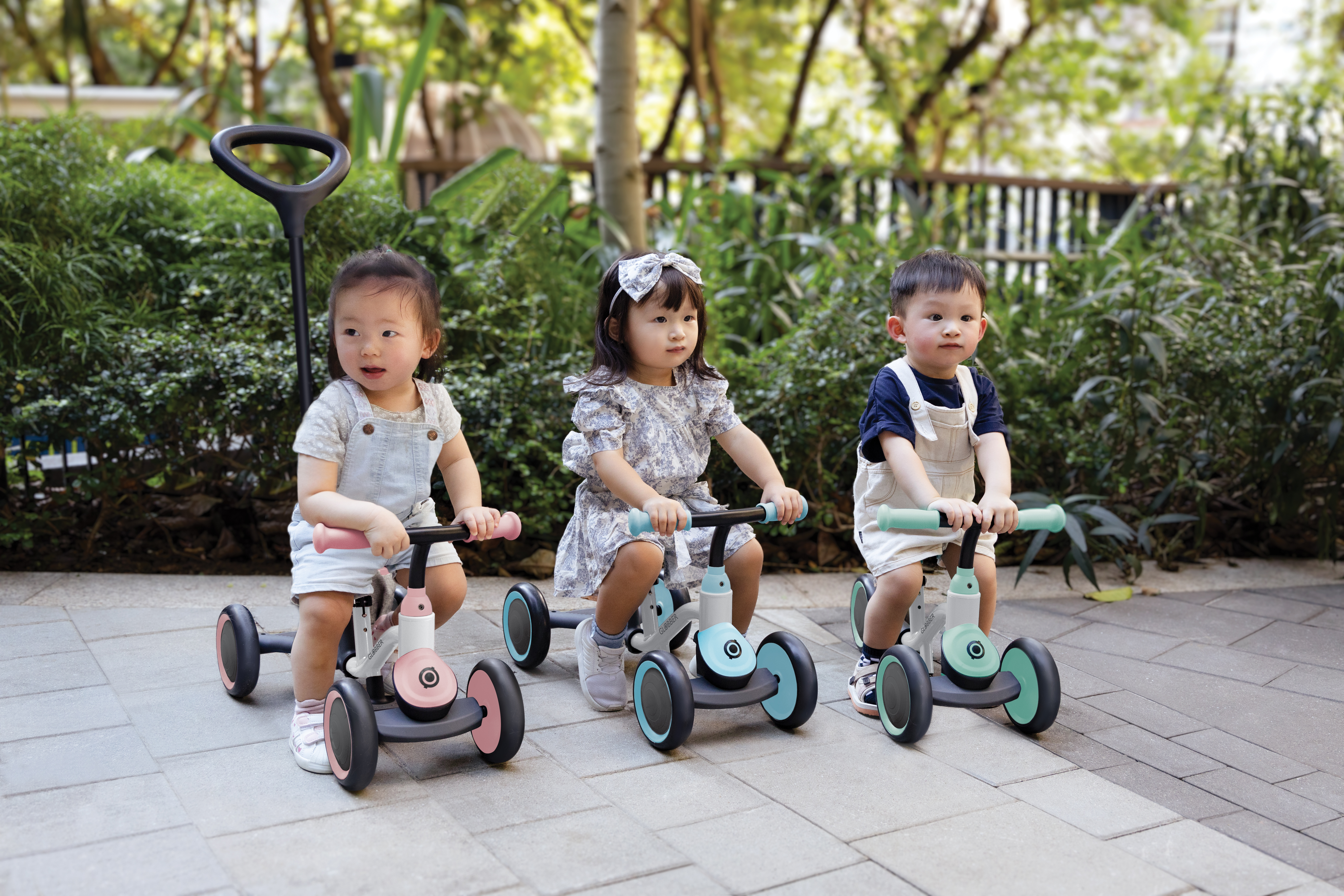 Learning Bike 3-in-1 Learning bike White Pastel Pink Learning Bike 3-in-1 Learning bike White Pastel Pink