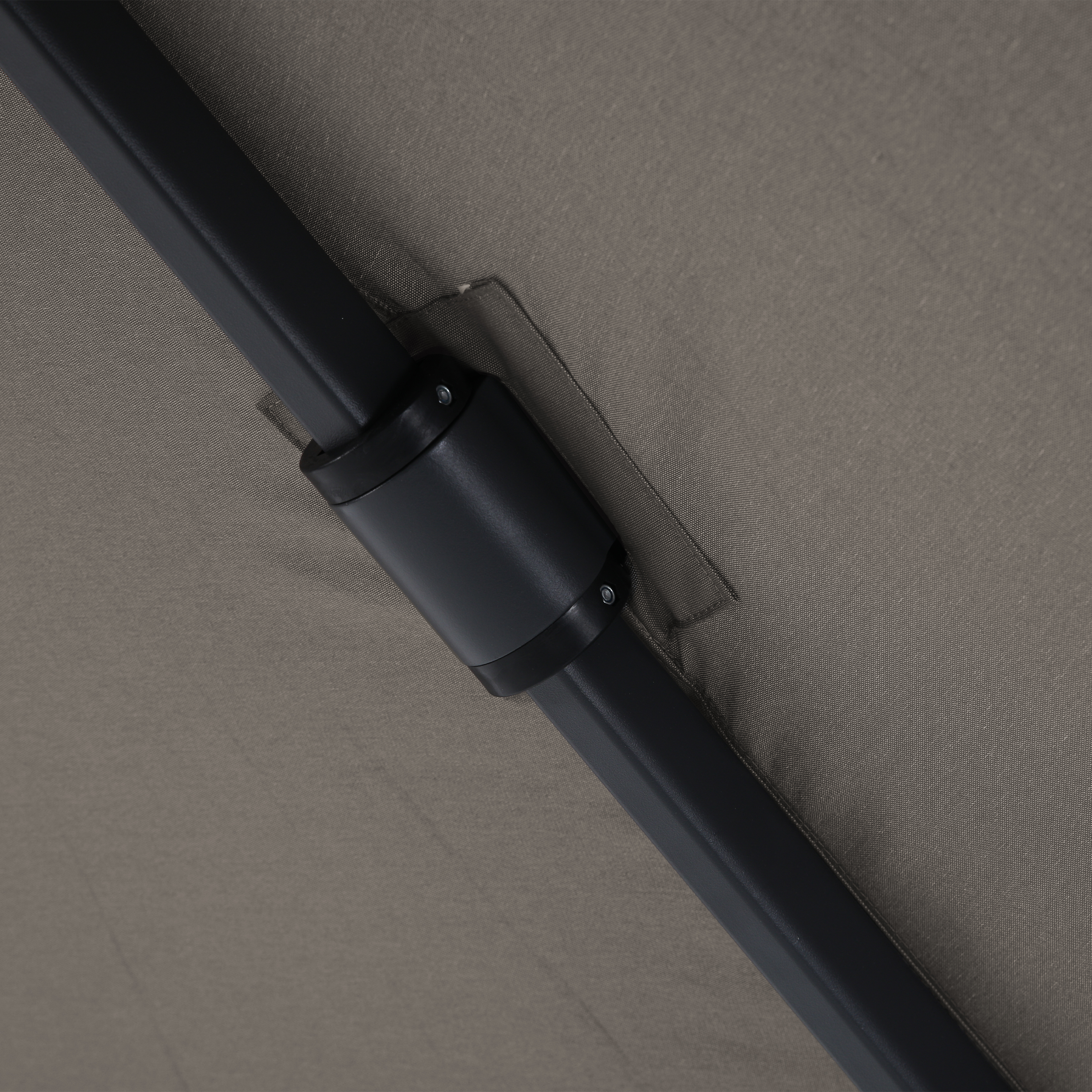 Apollo Premium Zweefparasol 300x300 Antraciet/taupe