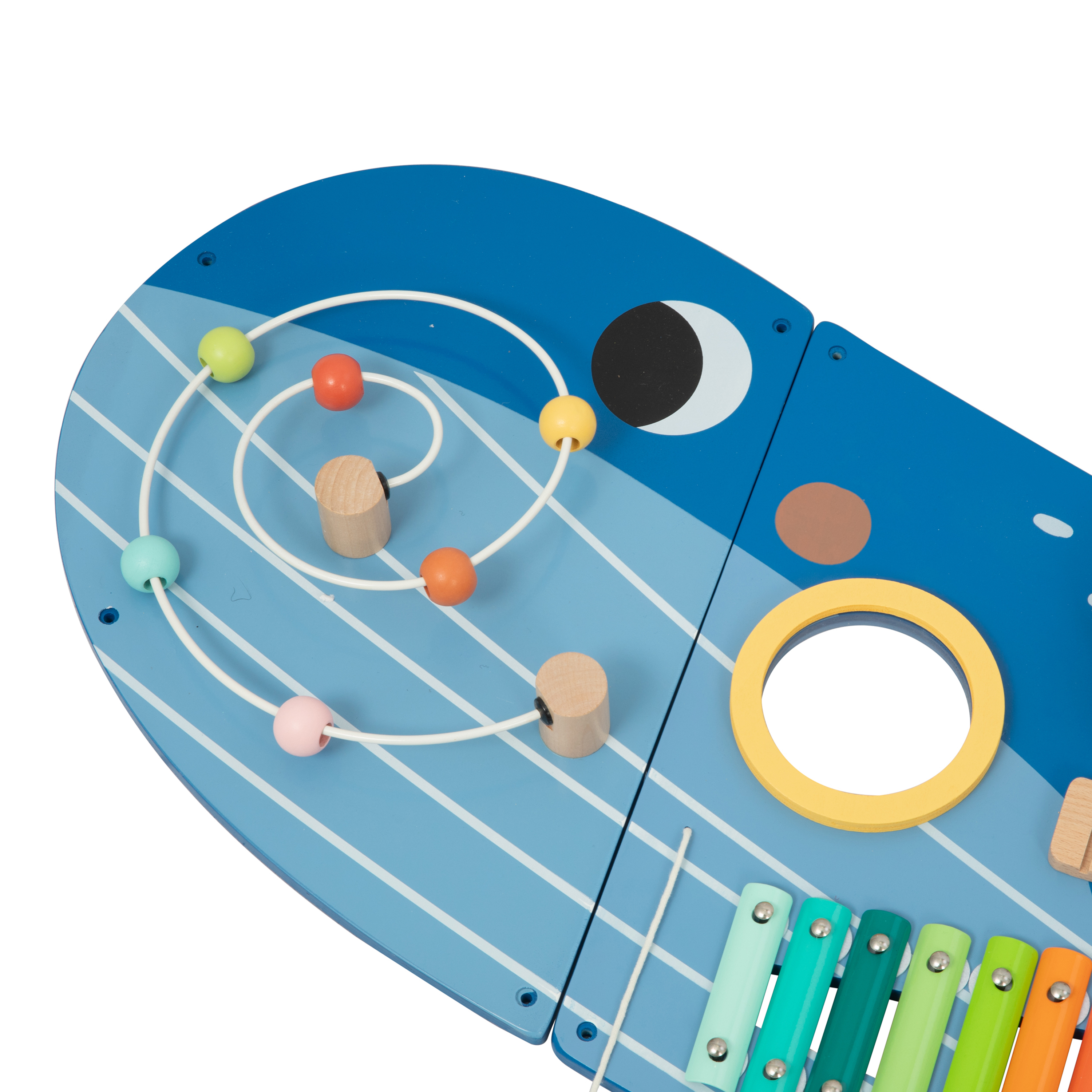 Houten Activiteitenpaneel Walvis