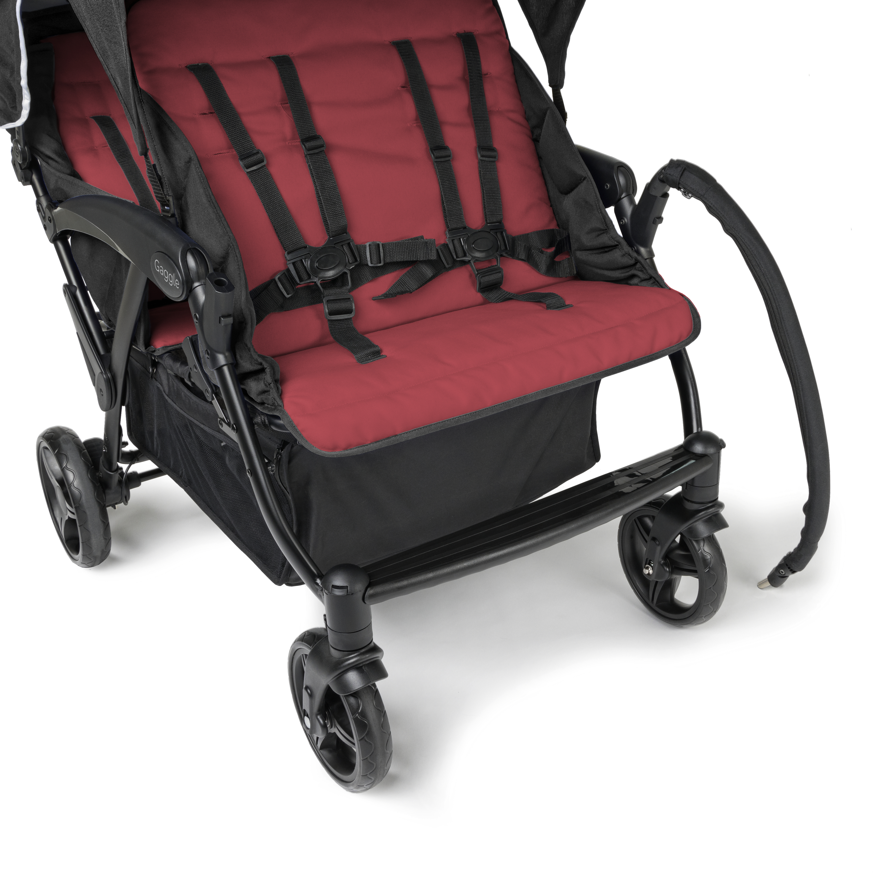 Odyssey 4x4 quad kinderwagen / buggy voor 4 kinderen in rood Odyssey 4x4 quad kinderwagen / buggy voor 4 kinderen in rood