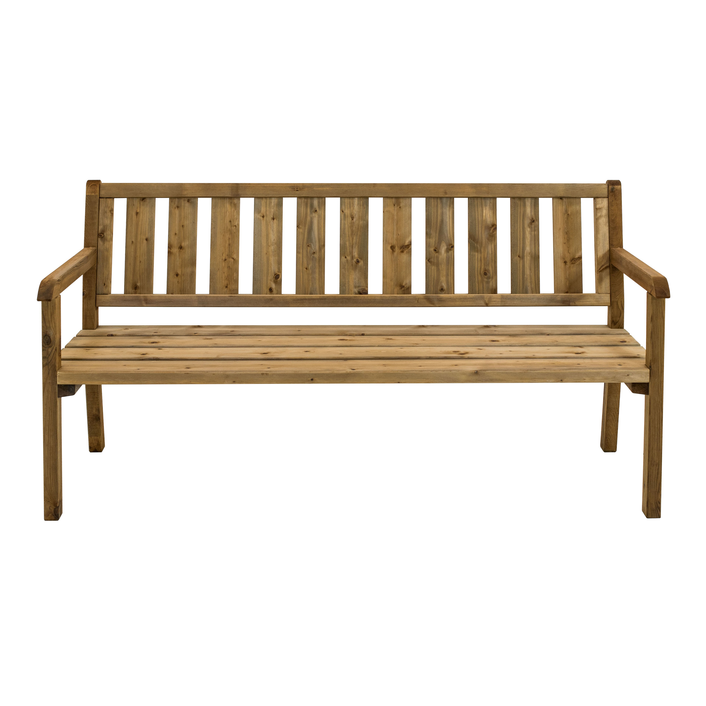 Charlotte Wooden Garden Bench 170 cm - Brown