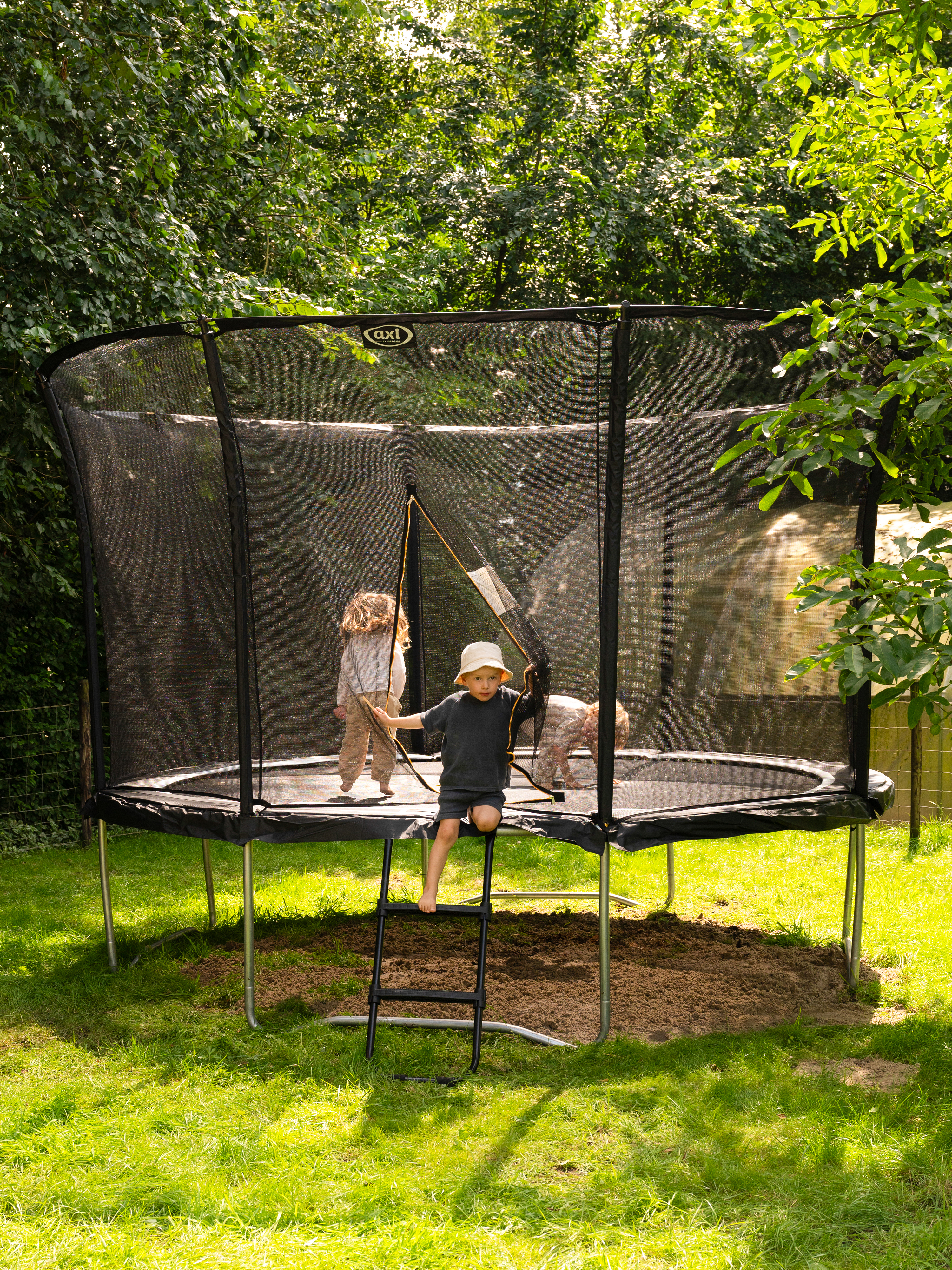 Denver Trampoline 12ft - Onground - Zwart