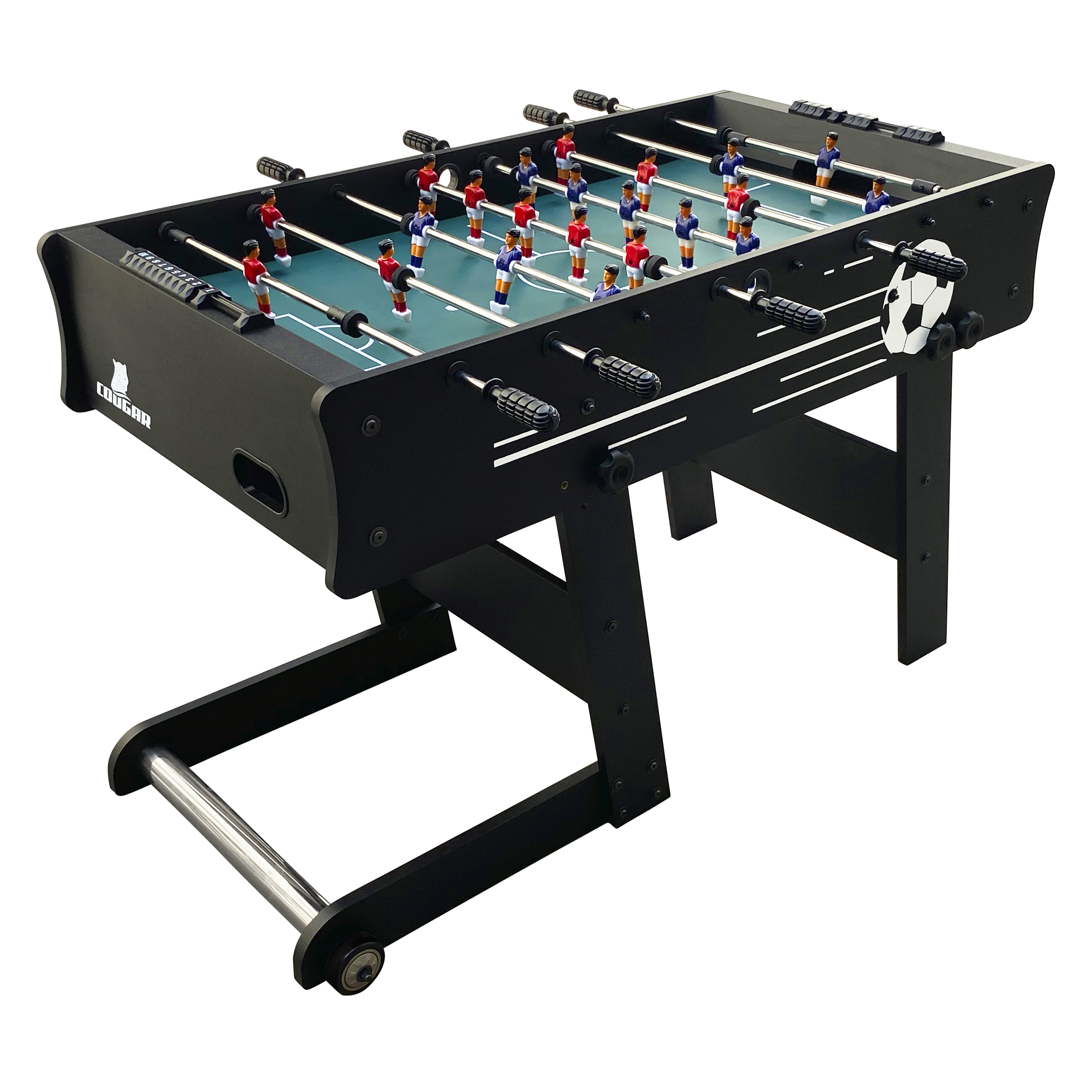 Scorpion Kick TS opklapbare Voetbaltafel Zwart