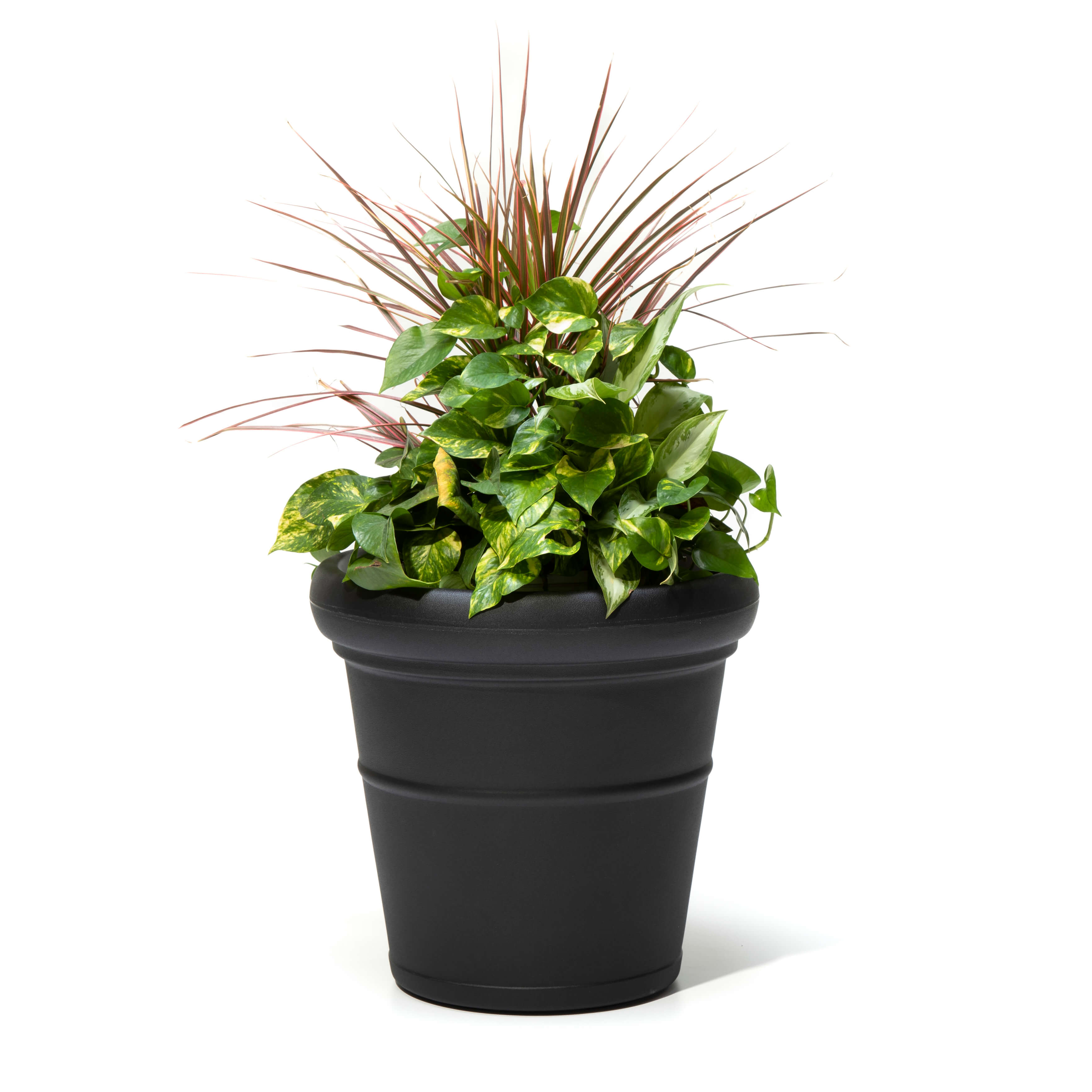Bridgeview Tall Planter - Onyx Black Bridgeview Tall Planter - Onyx Black