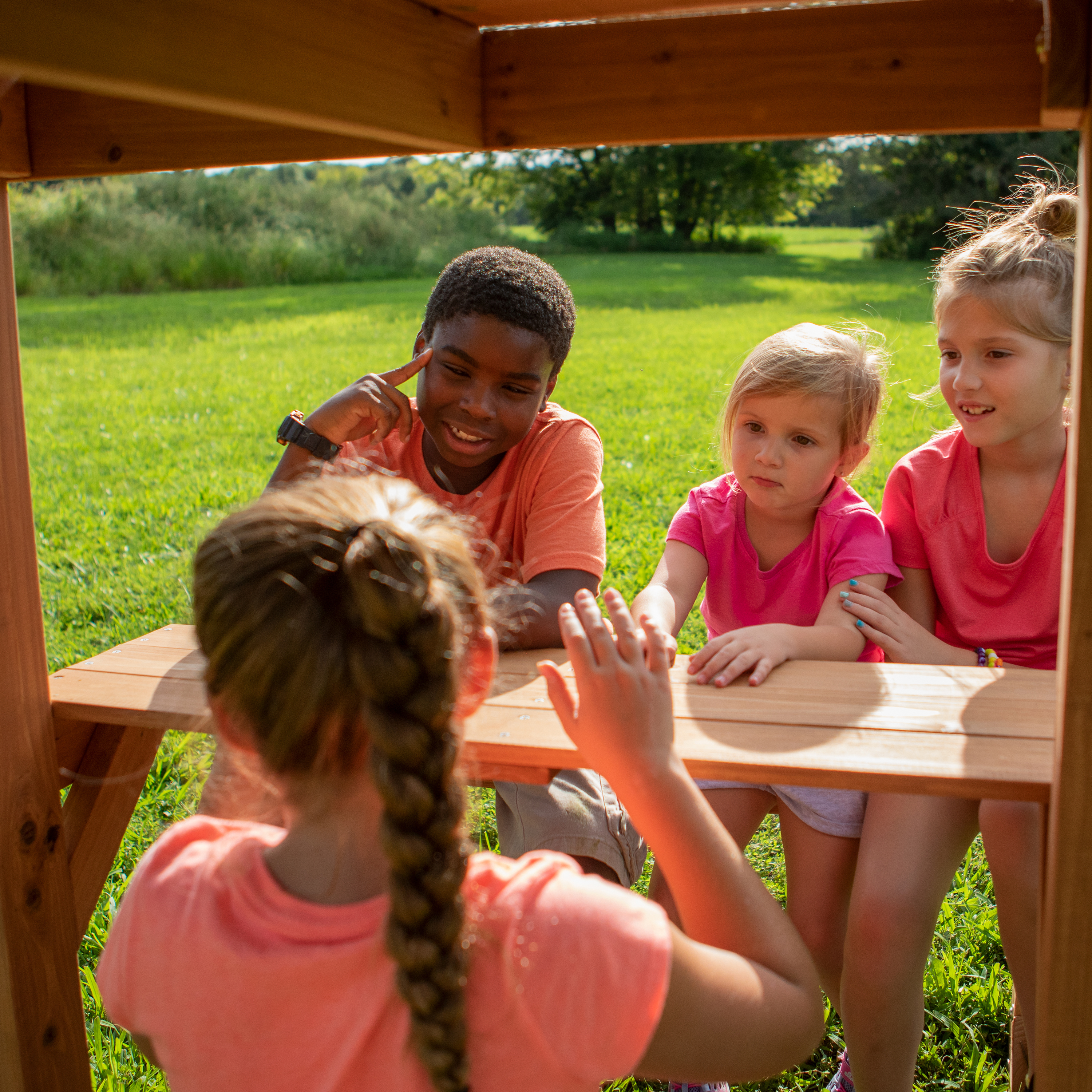 Belmont aire de jeux en bois