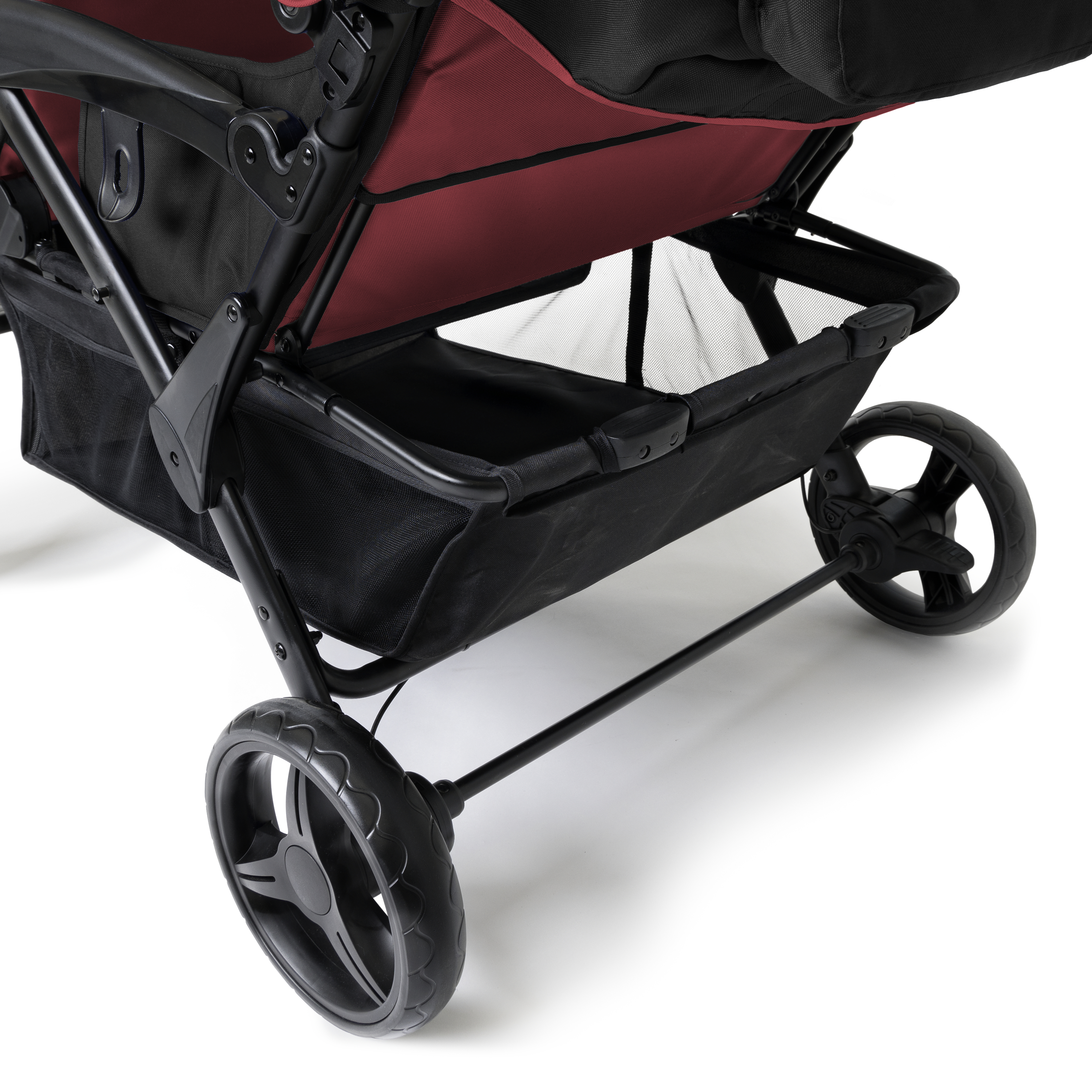 Odyssey 4x4 quad kinderwagen / buggy voor 4 kinderen in rood Odyssey 4x4 quad kinderwagen / buggy voor 4 kinderen in rood