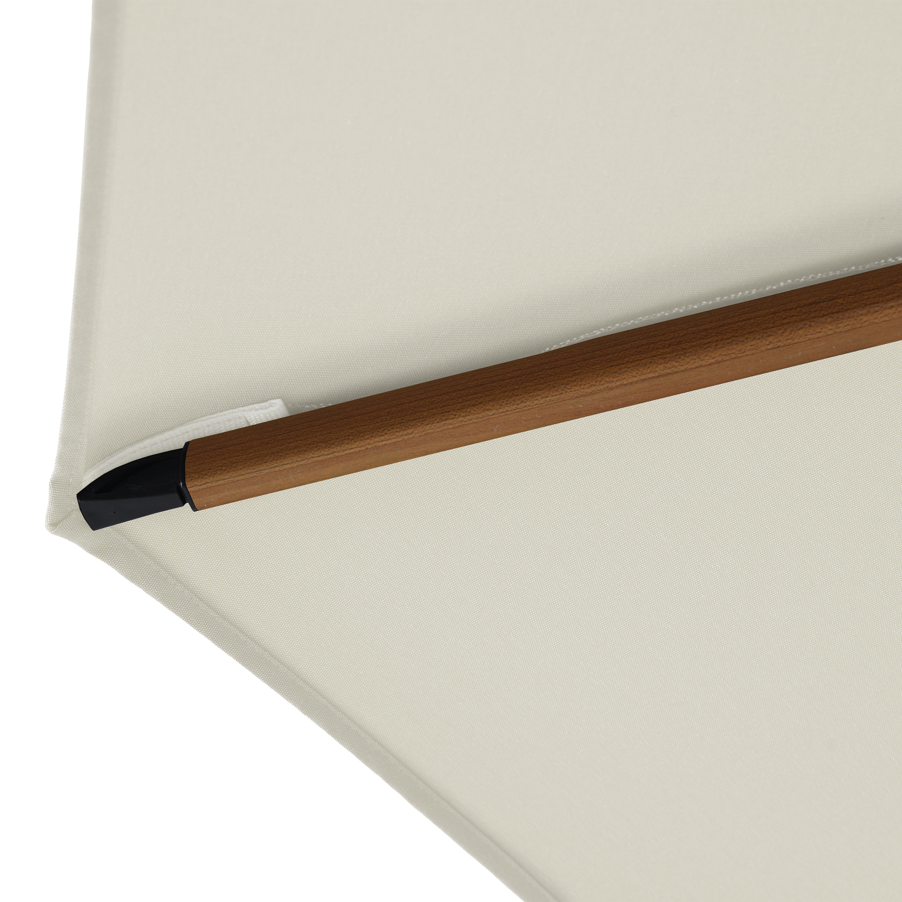 Cyrus Premium Zweefparasol Ø 300cm Houtlook/beige