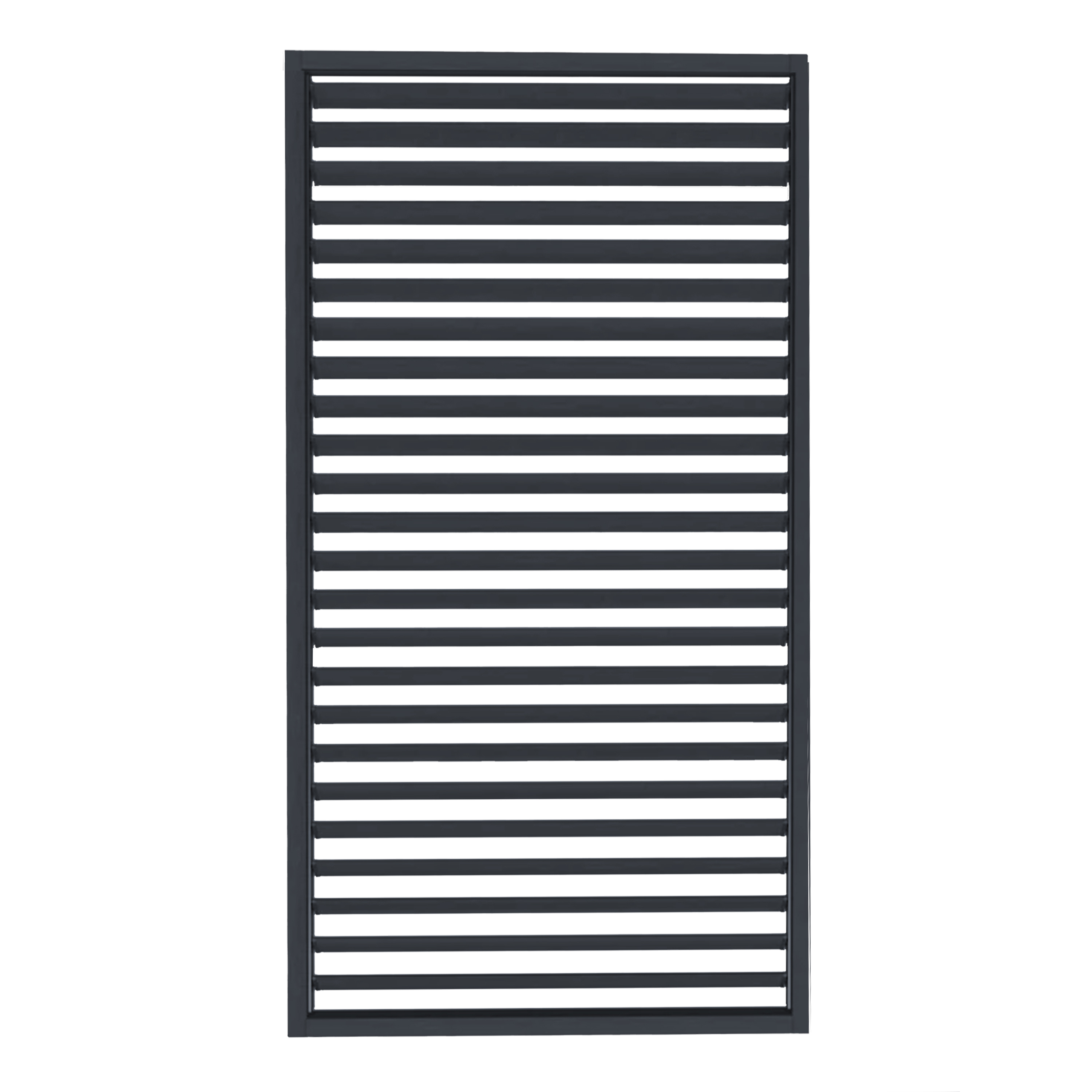 Raya Aluminium Side Wall 1m - Dark Grey