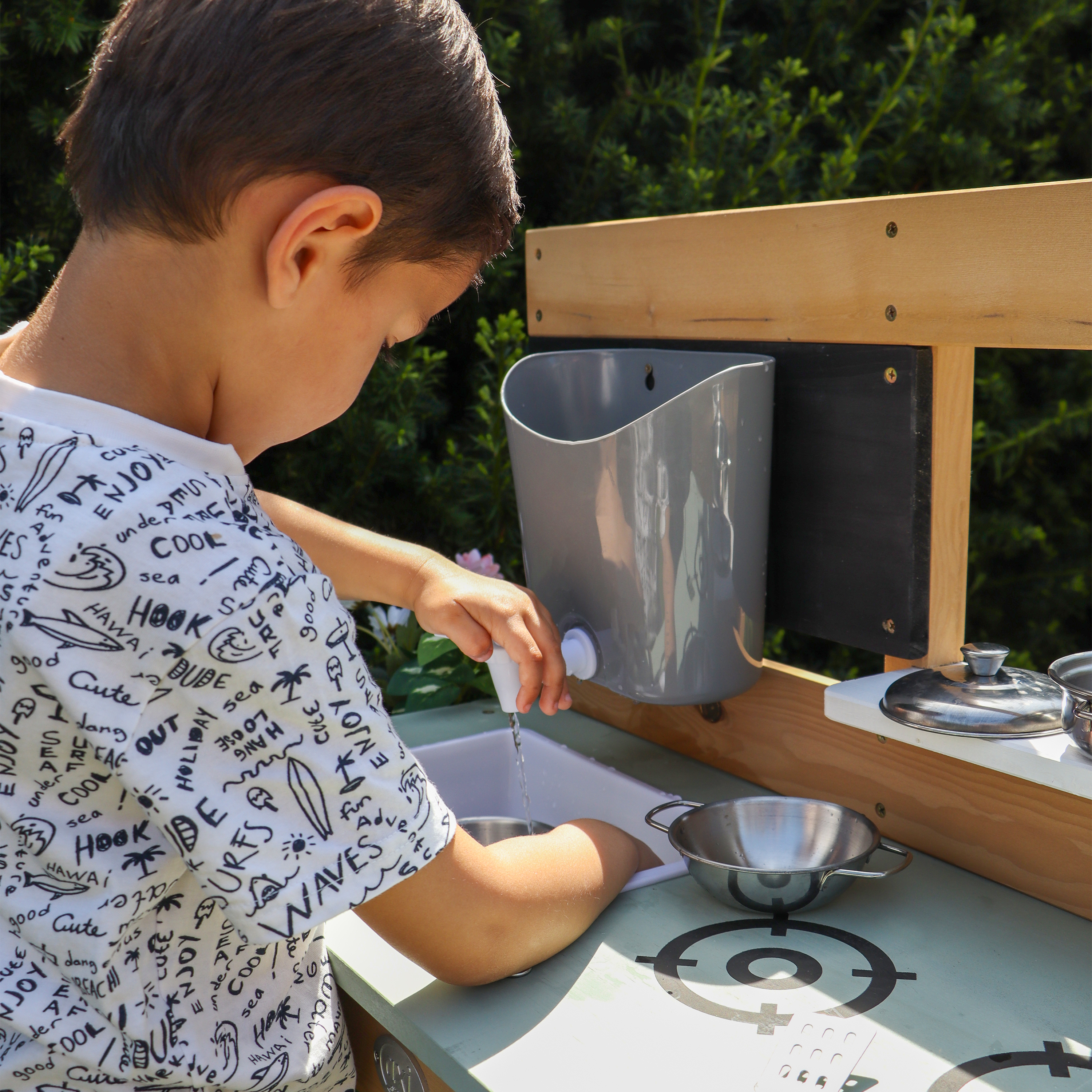 Puck Zand & Water Speelkeuken Bruin/groen