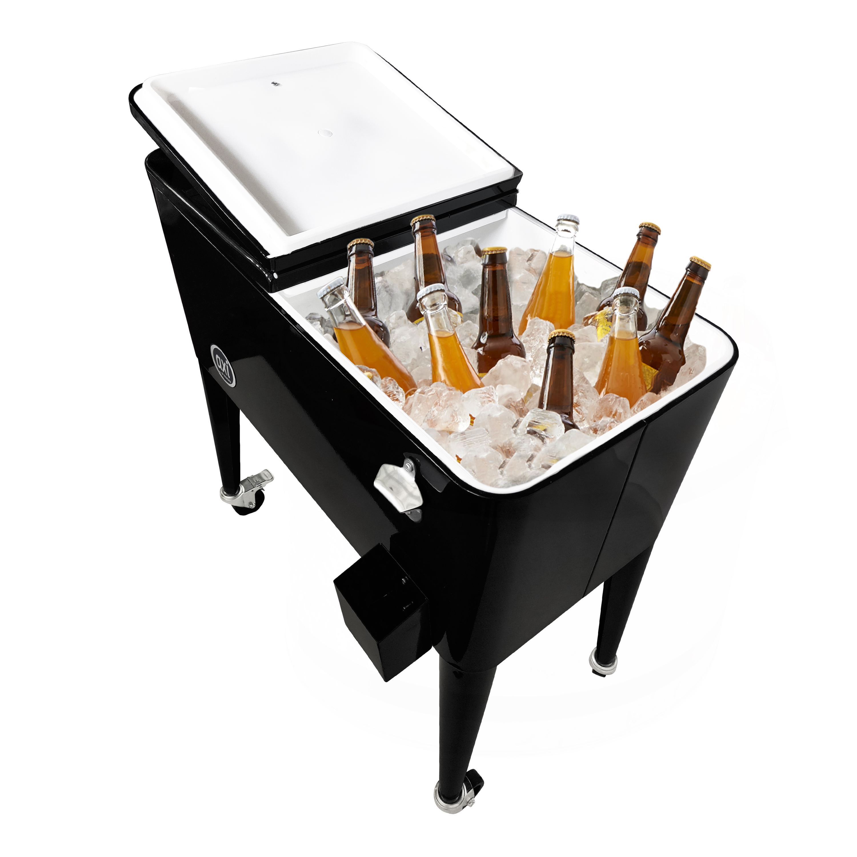 Retro Cooler Zwart