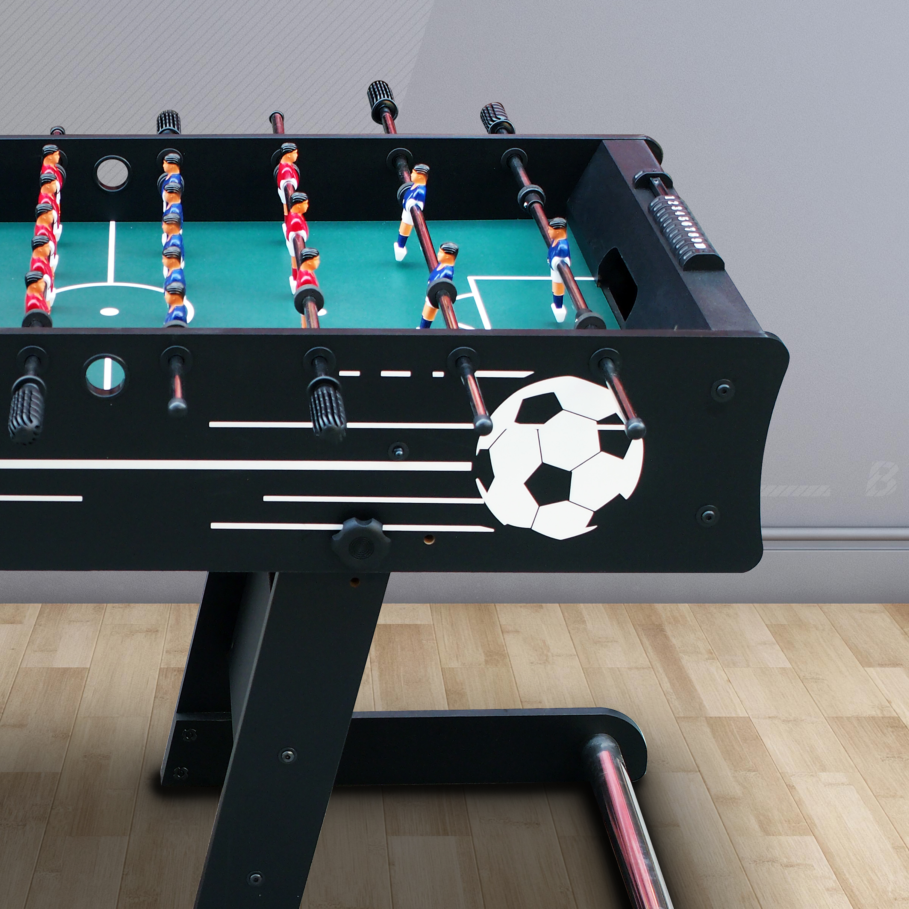 Scorpion Kick opklapbare Voetbaltafel Zwart