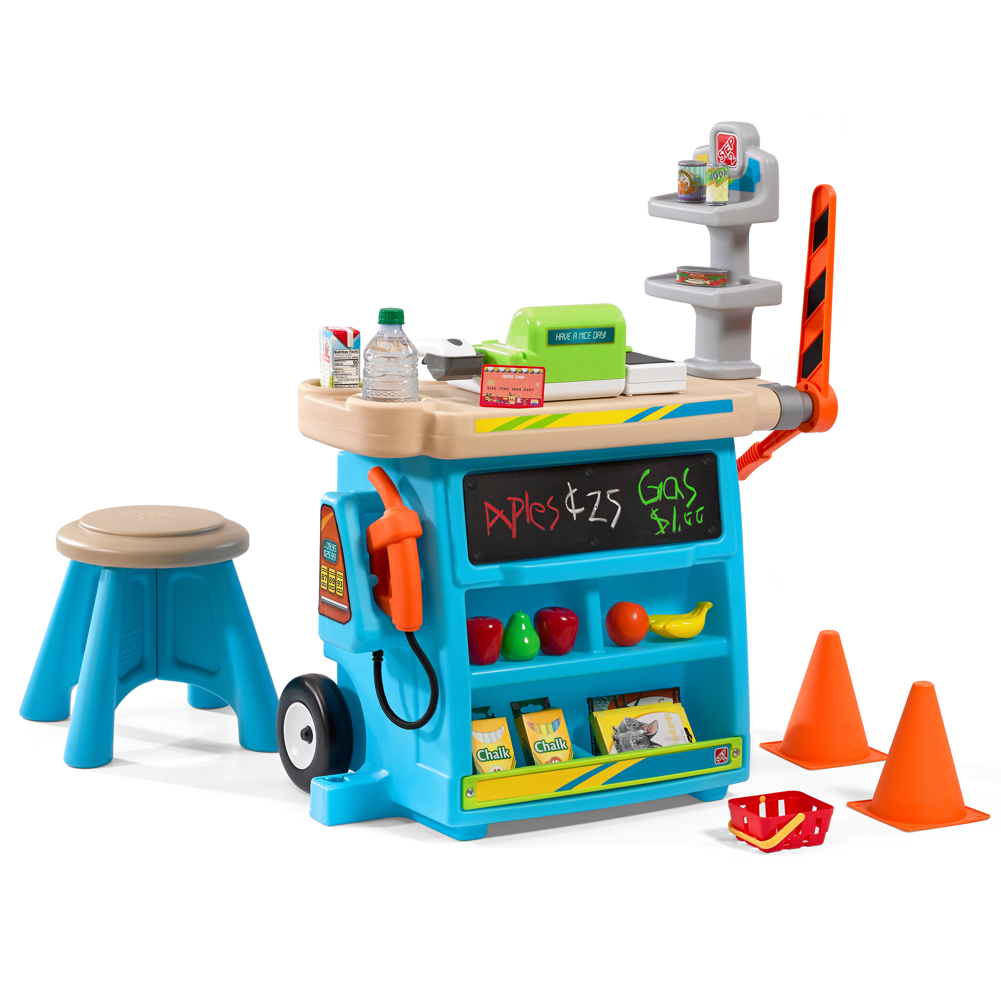 Stop & Go Marchande Enfant avec accessoires Stop & Go Marchande Enfant avec accessoires