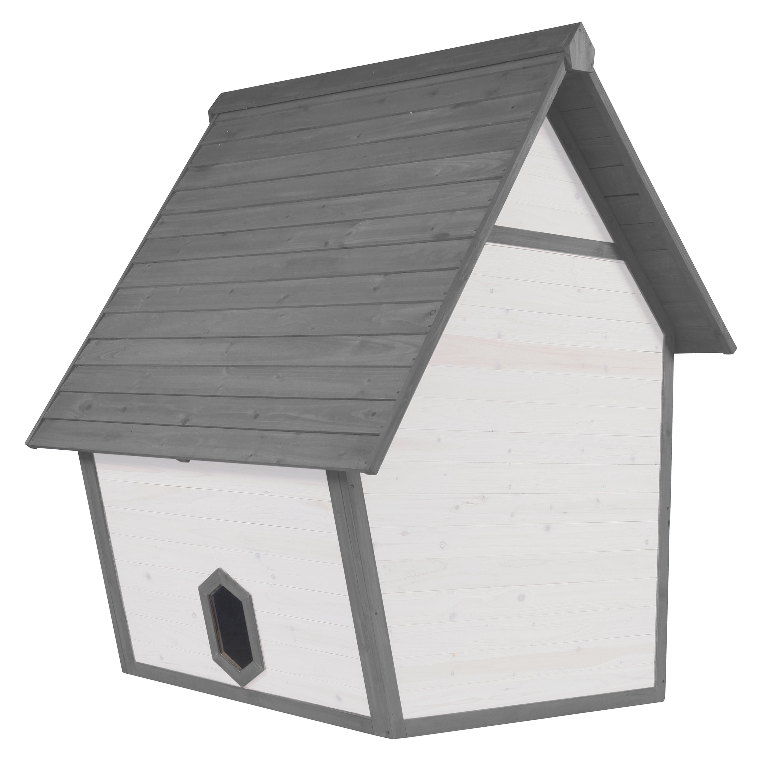 Cabin Speelhuis Grijs/wit