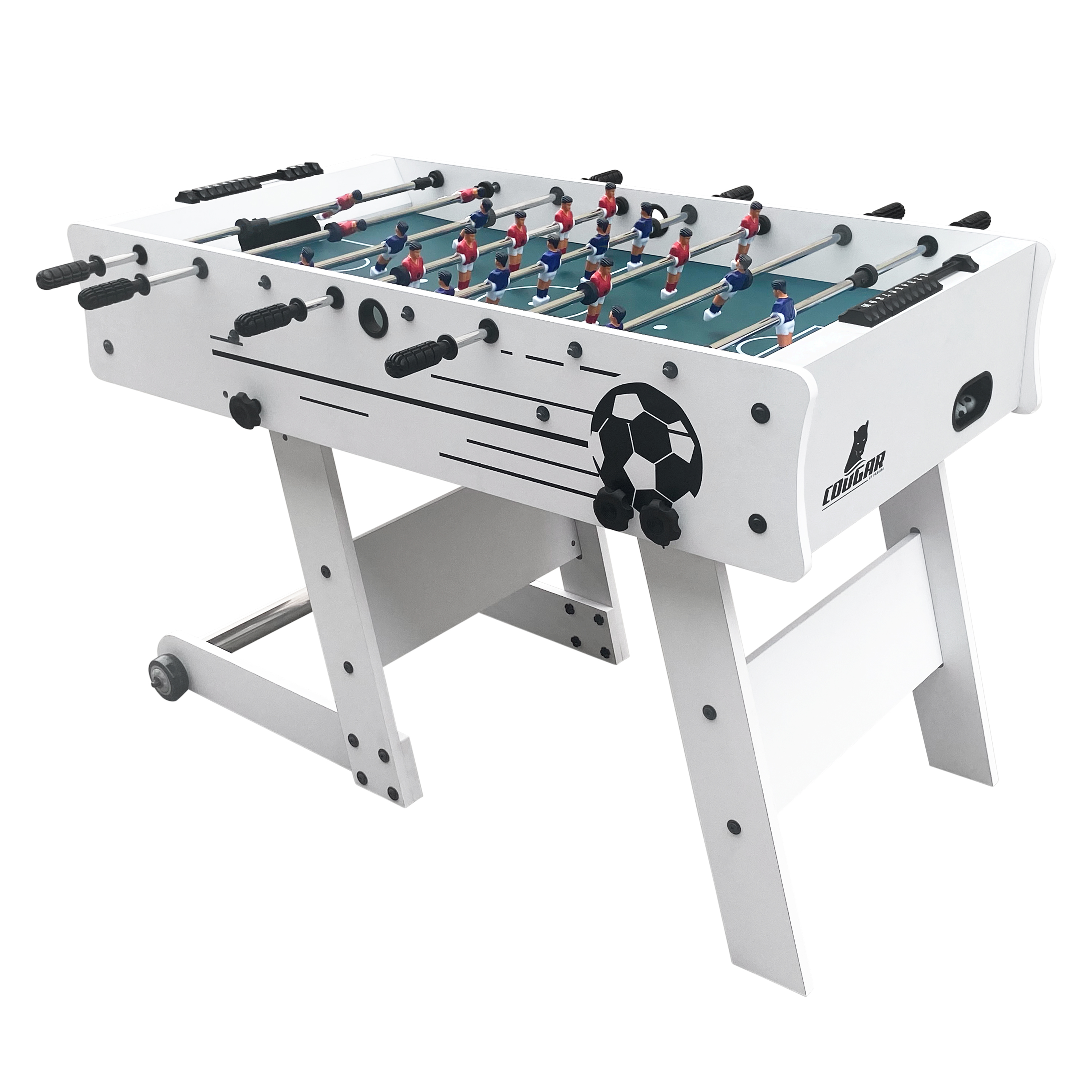 Scorpion Kick TS opklapbare Voetbaltafel Wit